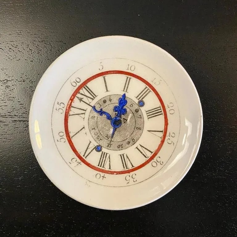 Italian Mid-Century Modern Petite Clock Plates- Set of 5 - 10