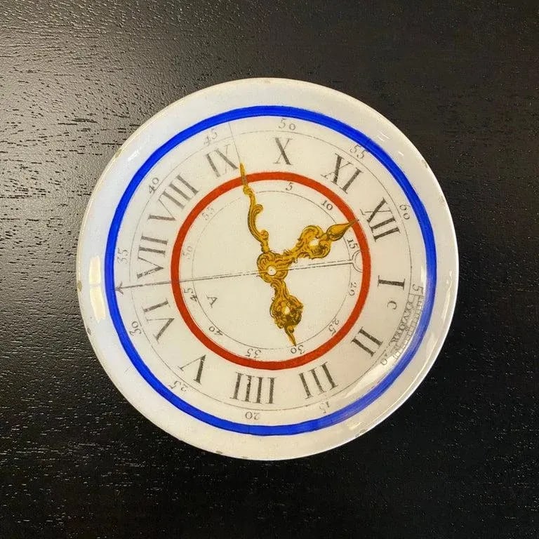 Italian Mid-Century Modern Petite Clock Plates- Set of 5 - 3