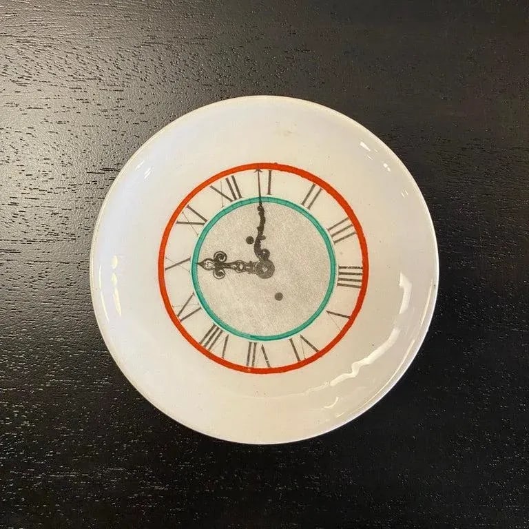 Italian Mid-Century Modern Petite Clock Plates- Set of 5 - 8