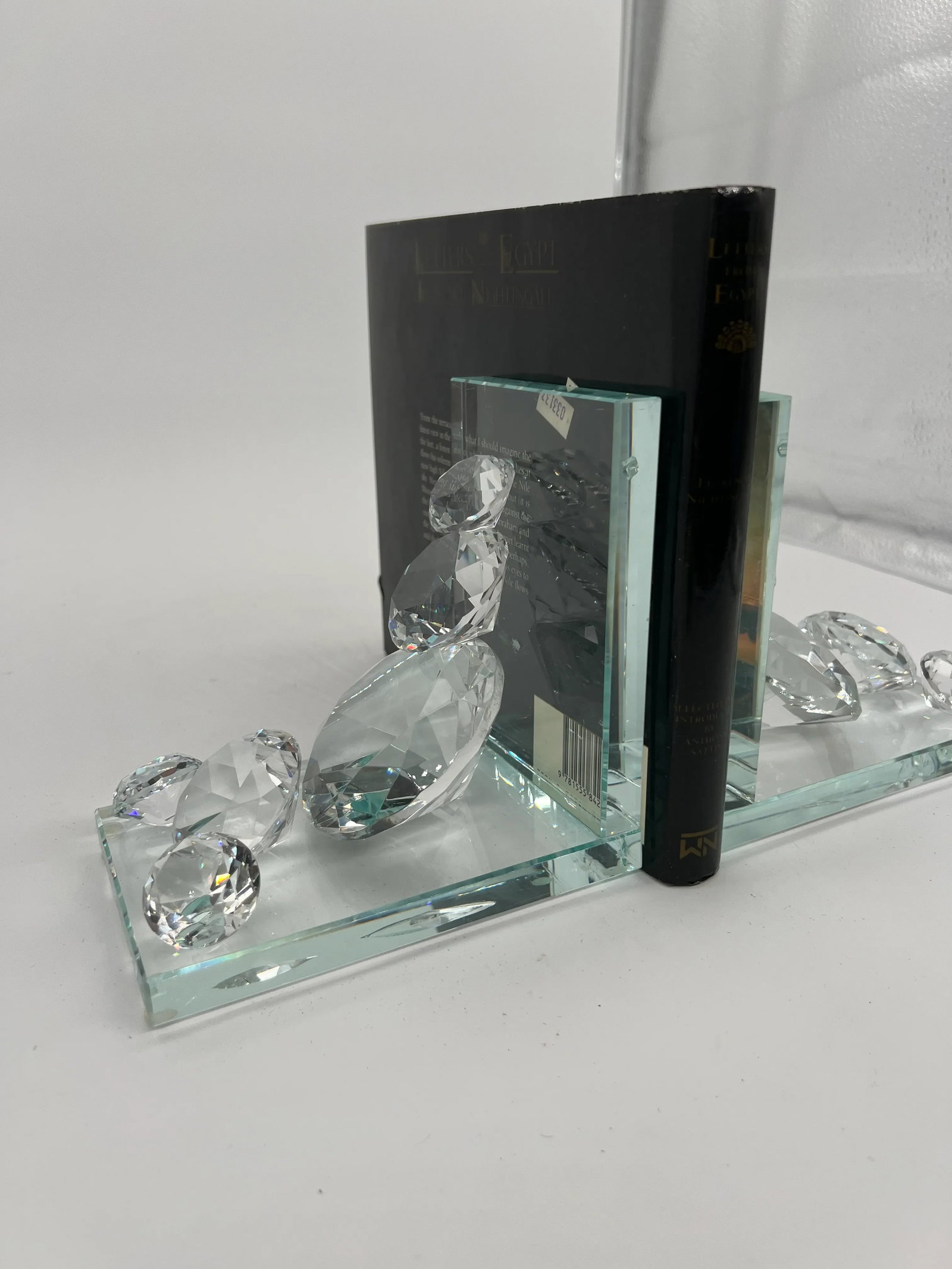 Crystal Bookends Very Sparkly - 10