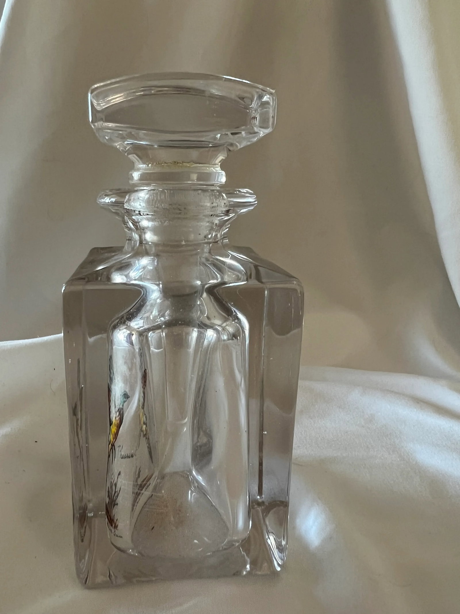 Mid Century Carwin Crystal Cologne or Perfume Bottle - 6