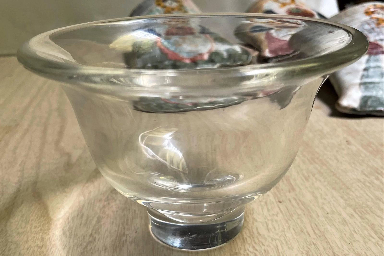 Signed Steuben Mid Century Small Clear Glass Bowl - 2