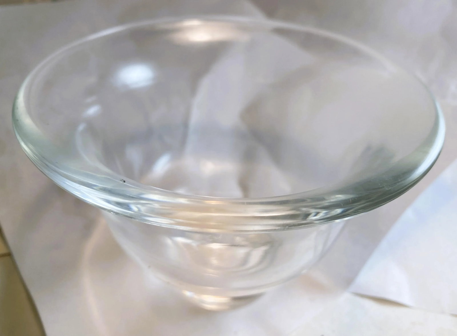 Signed Steuben Mid Century Small Clear Glass Bowl - 4