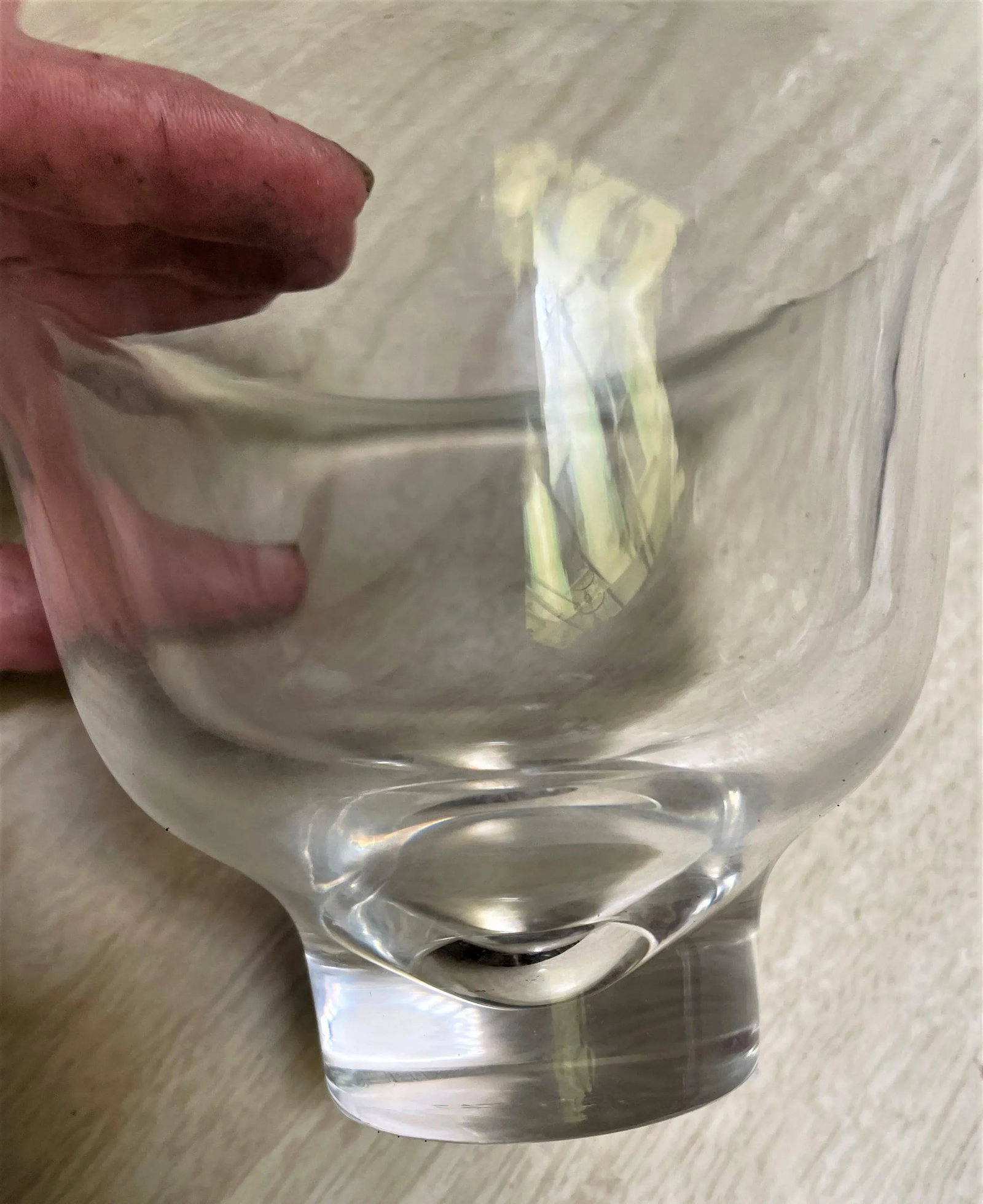 Signed Steuben Mid Century Small Clear Glass Bowl - 5