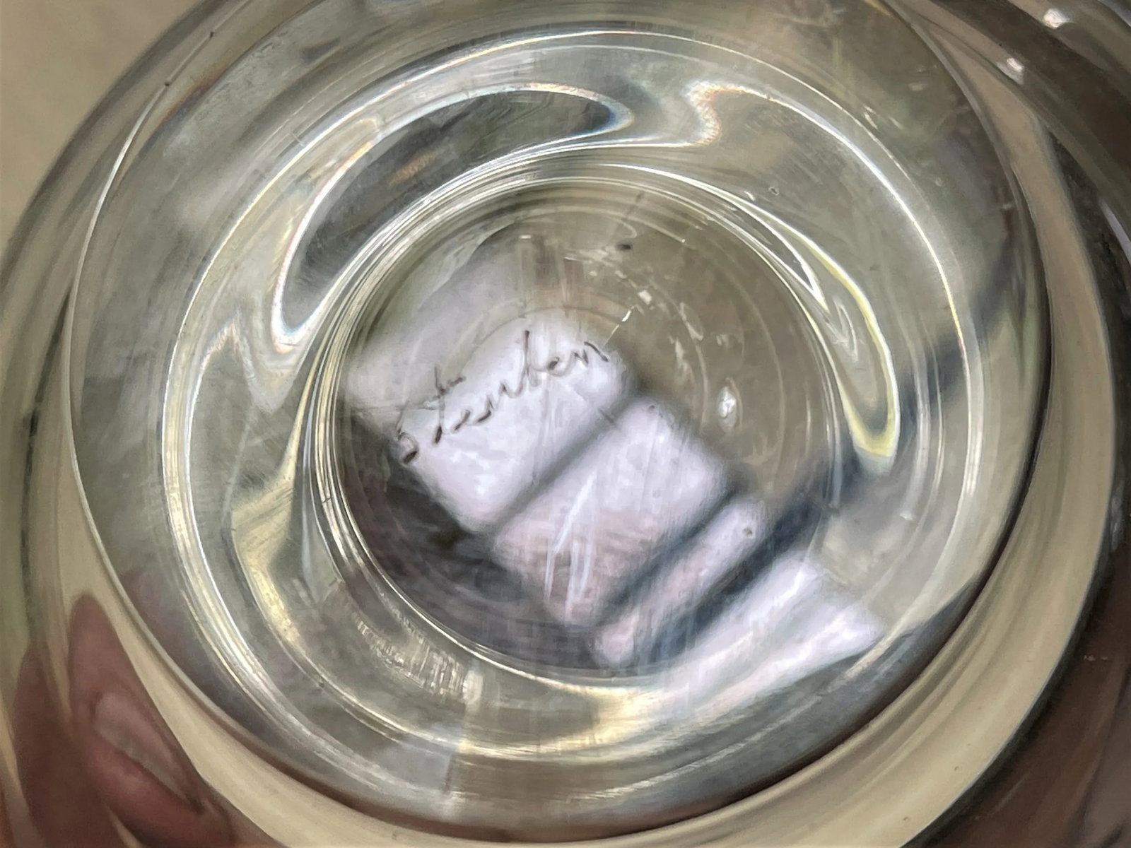 Signed Steuben Mid Century Small Clear Glass Bowl - 9