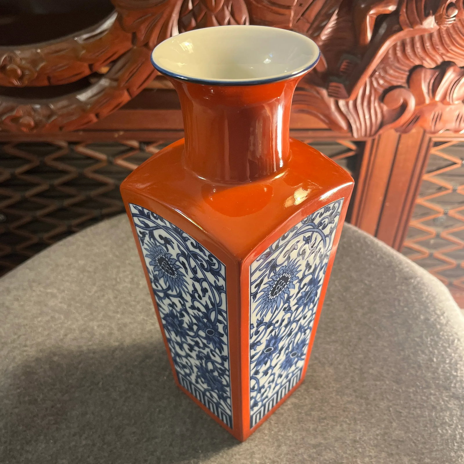 Vintage Fitz and Floyd Japan Asian Inspired Vase - 2