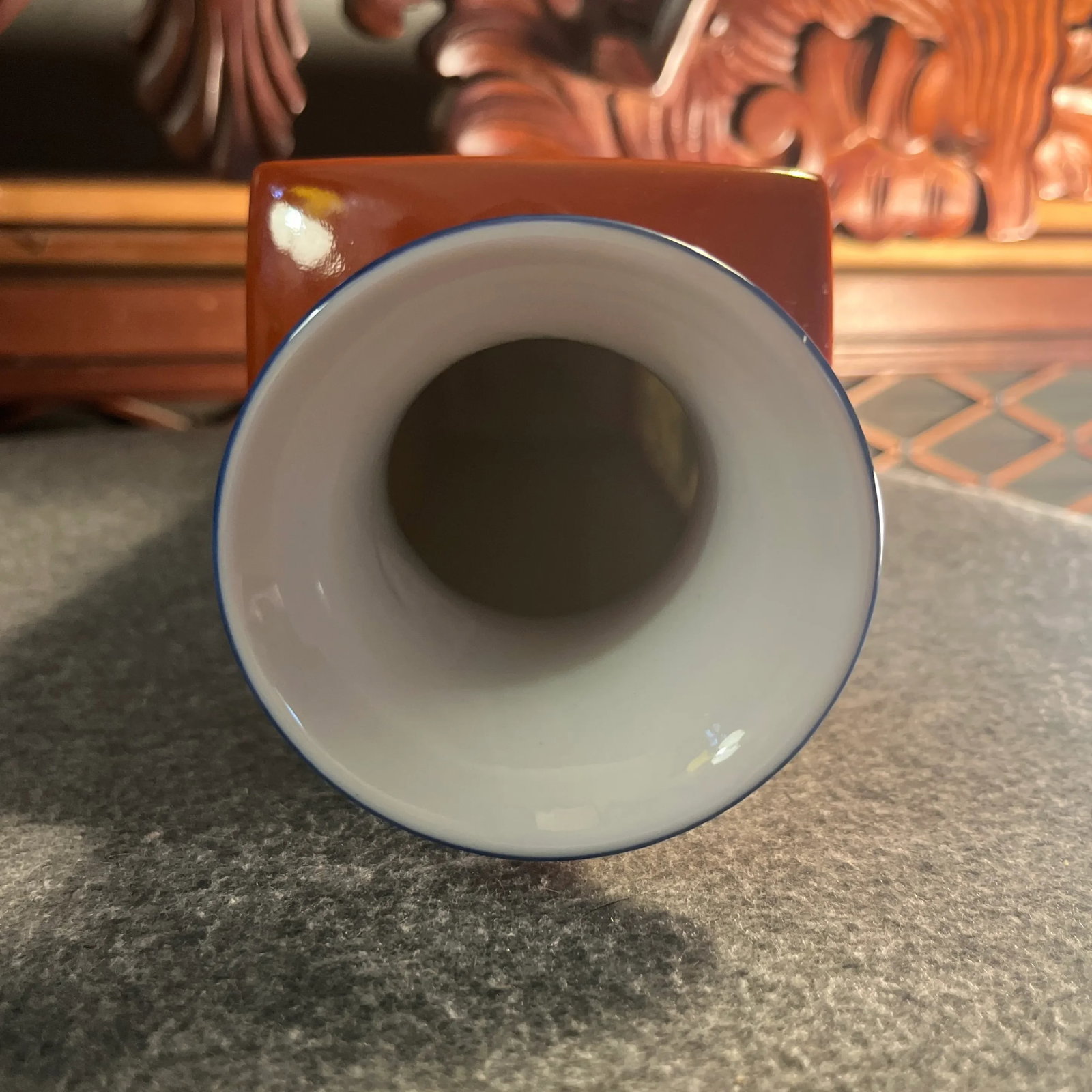 Vintage Fitz and Floyd Japan Asian Inspired Vase - 5