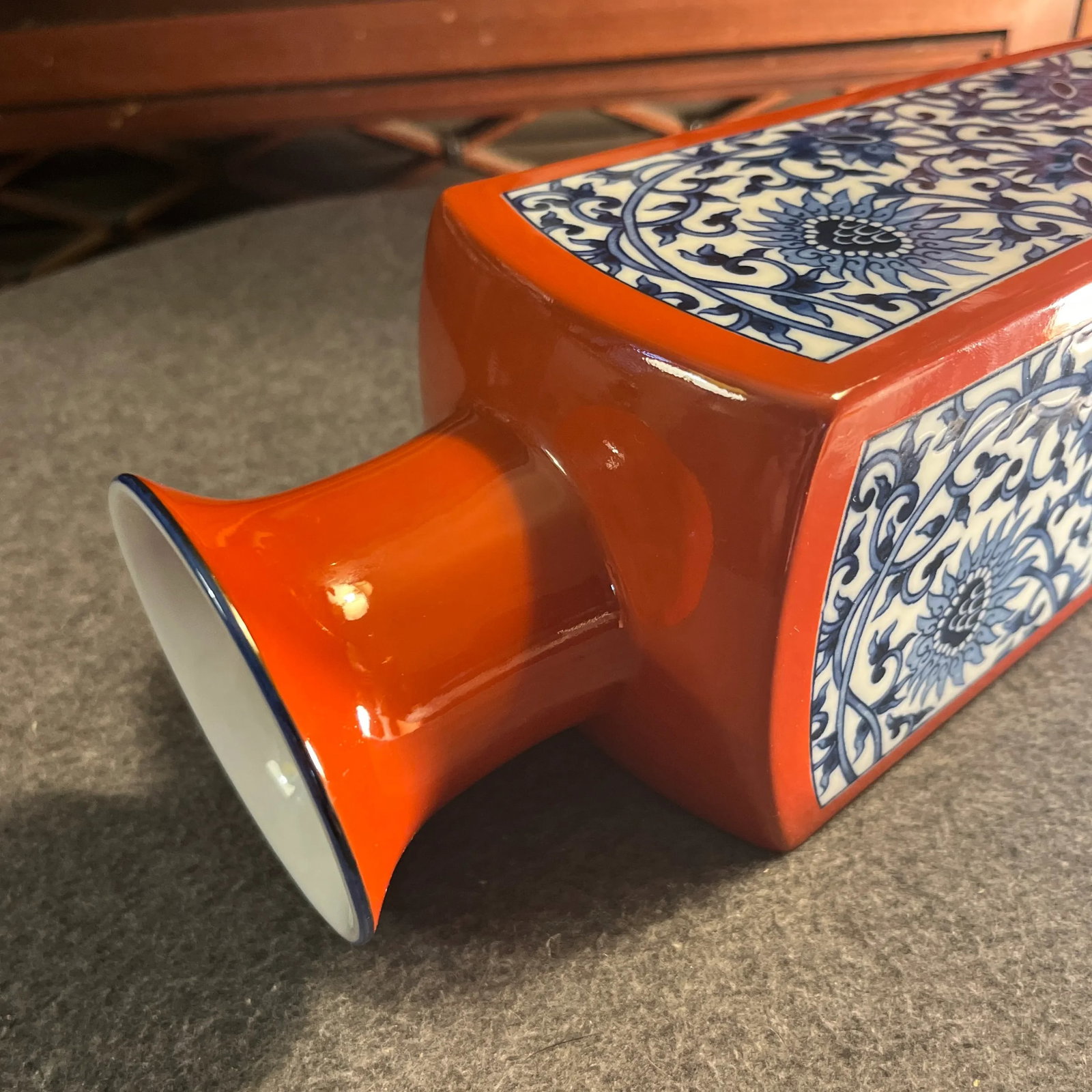 Vintage Fitz and Floyd Japan Asian Inspired Vase - 7