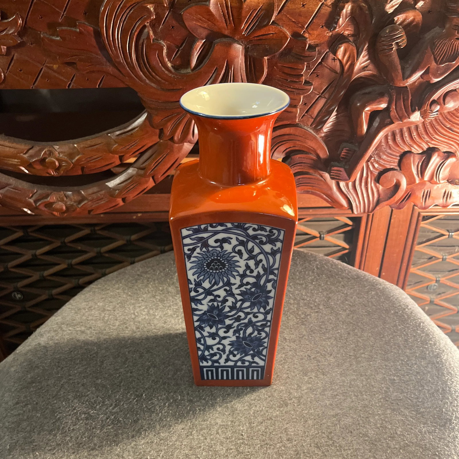 Vintage Fitz and Floyd Japan Asian Inspired Vase - 9