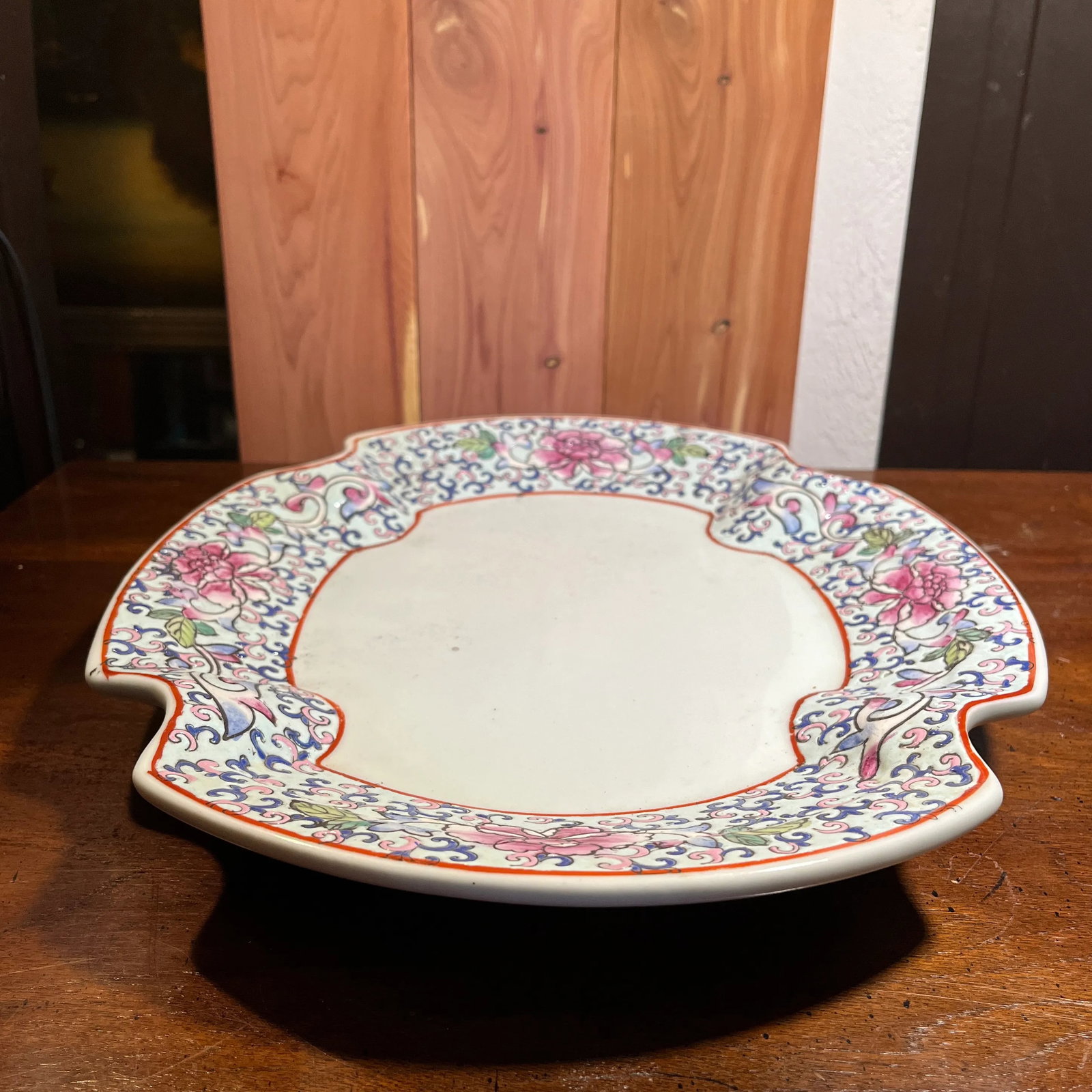 Early 20th Century Chinese Famille Rose Enameled Porcelain Dish - 3