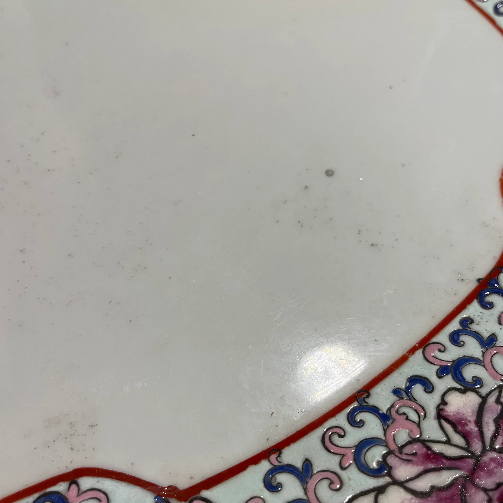 Early 20th Century Chinese Famille Rose Enameled Porcelain Dish - 8
