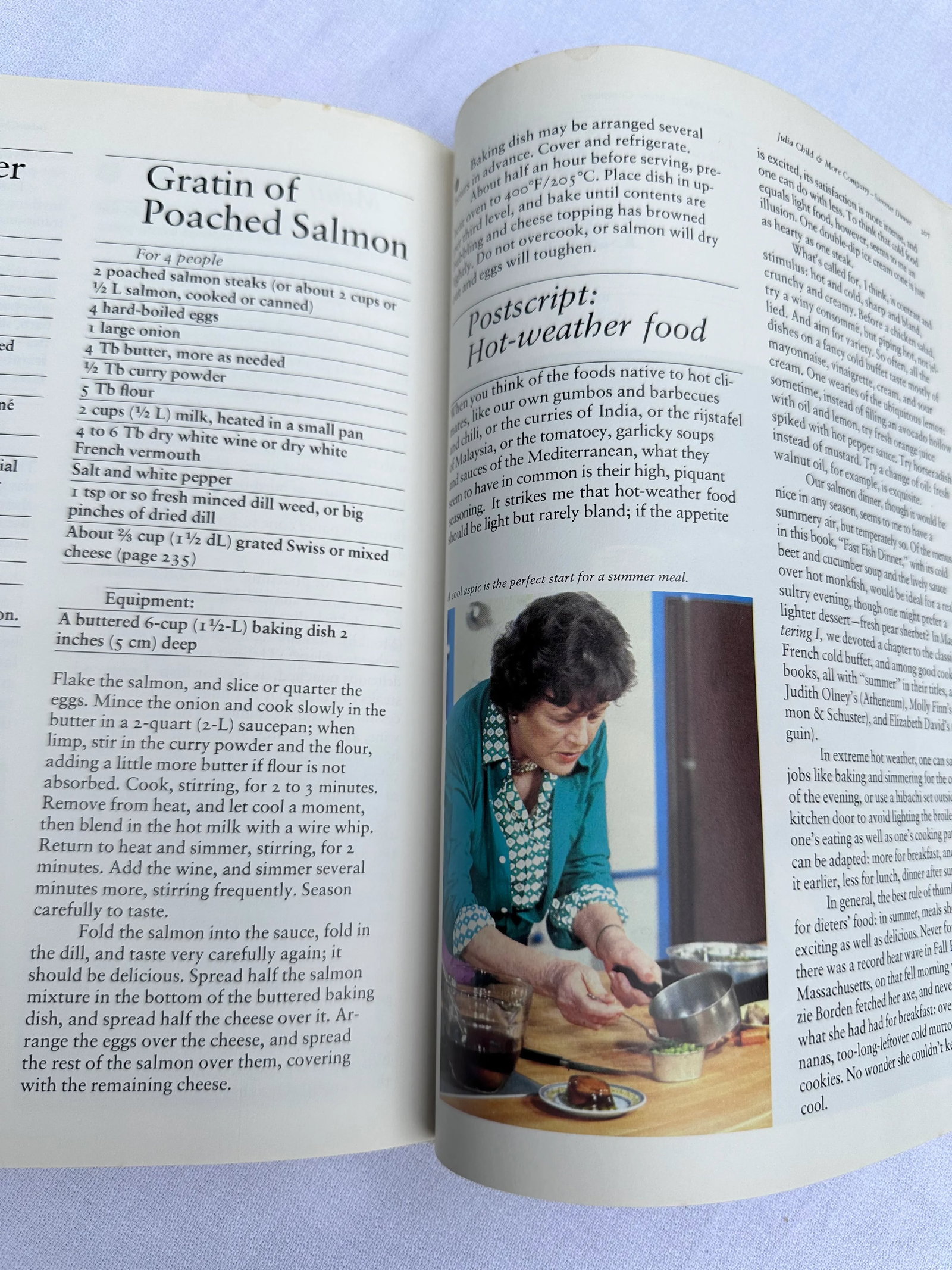 1979 Julia Child and More Company by Julia Child First Edition Hardcover - 8