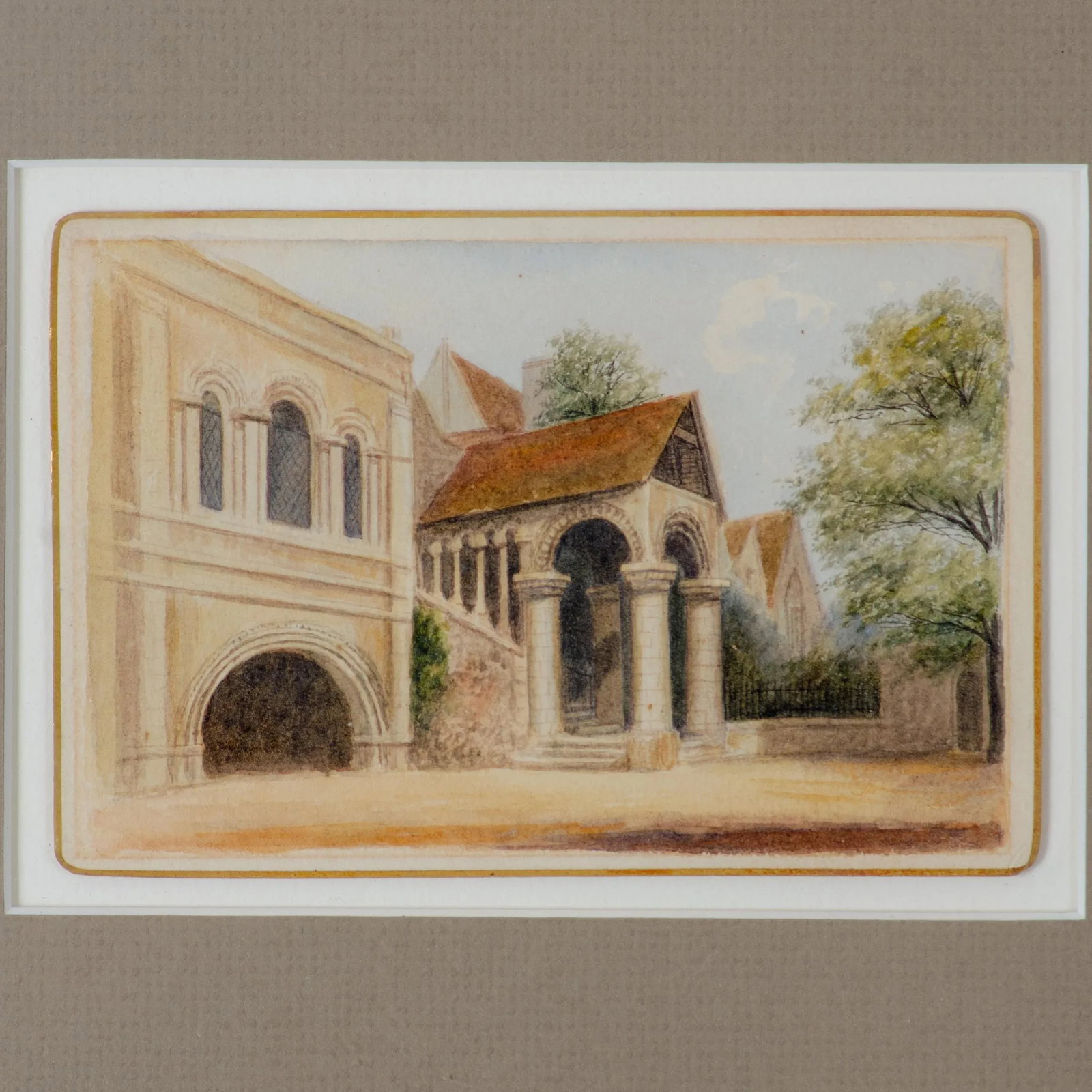 A Pair of Canterbury Cathedral Paintings - 2