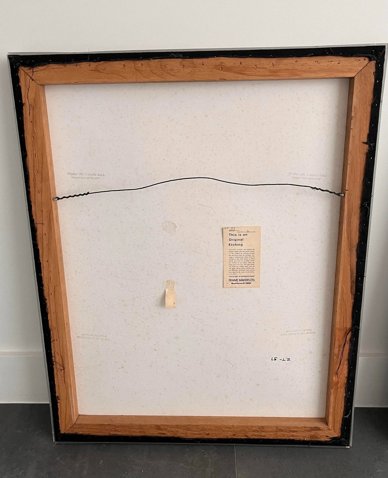 Vintage Signed Etching Artwork - 7