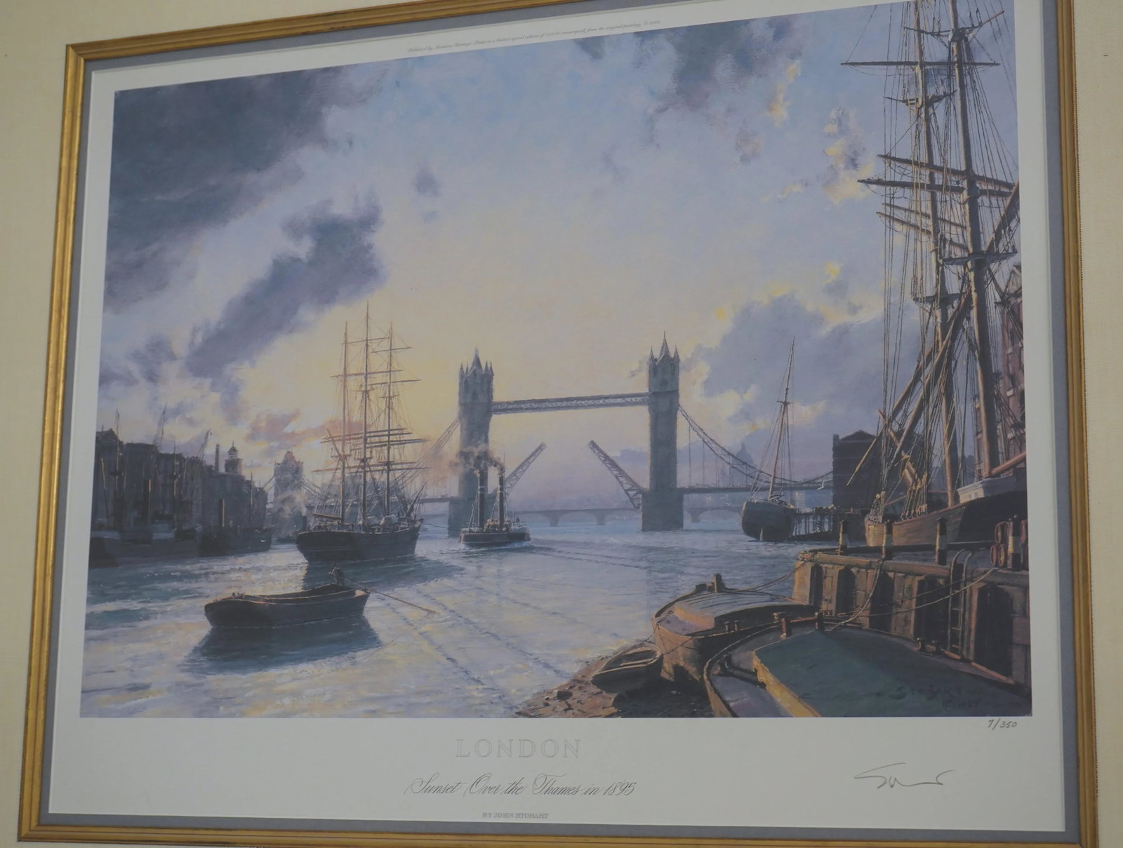 Maritime Heritage London Thames River Framed Print - 5