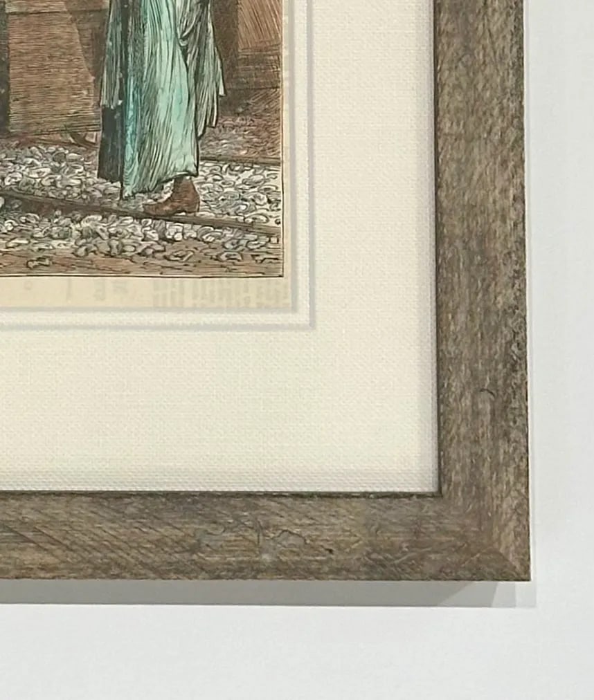 1875 Oyster Shucking, Framed - 6