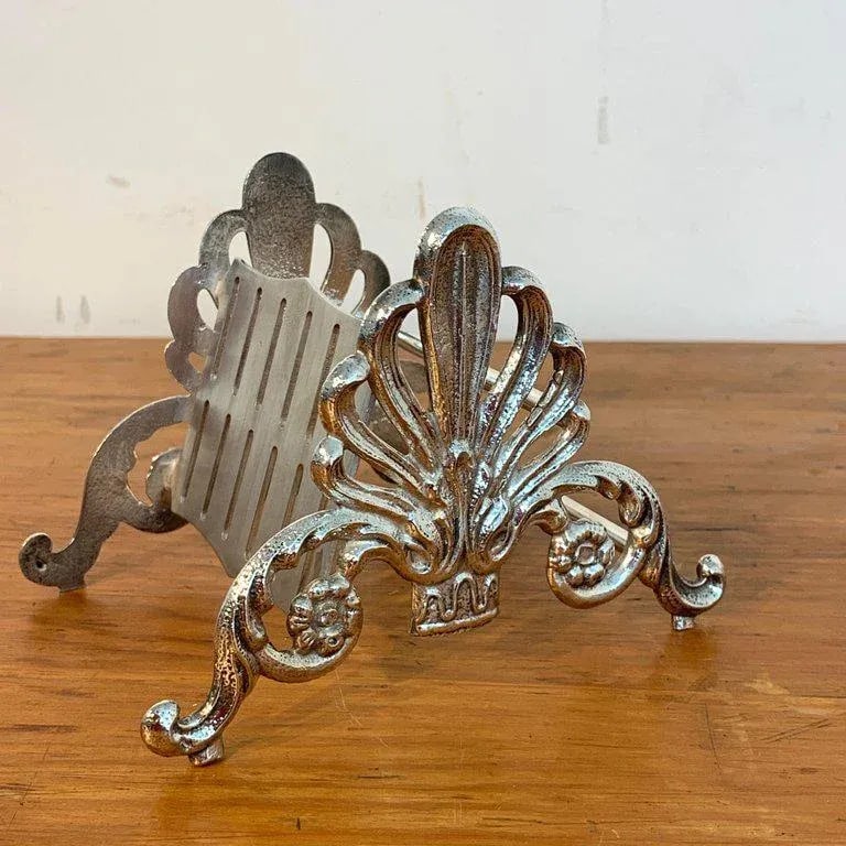 Mid 20th Century French Silver Plated Neoclassical Knife Rests - a Pair - 7