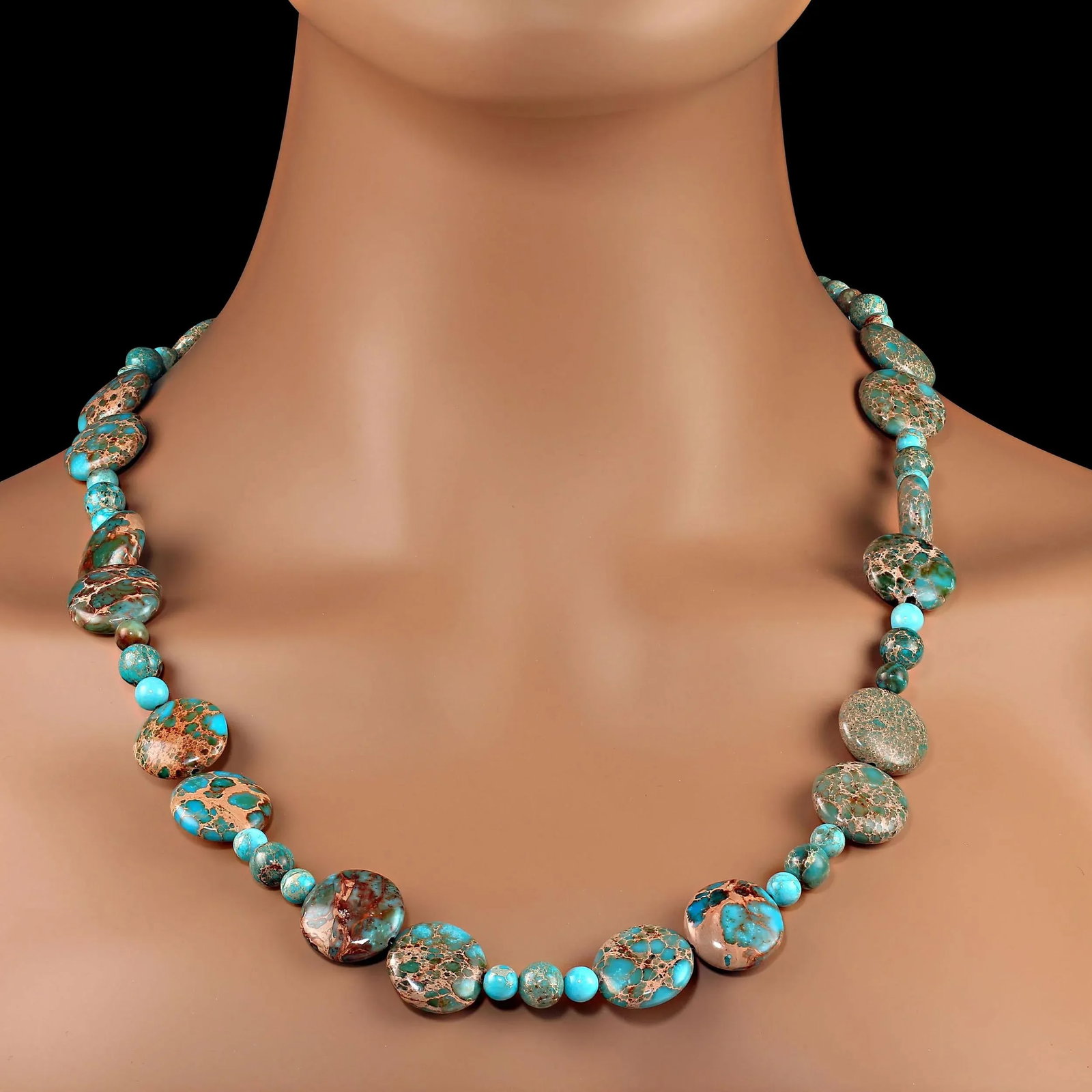 Desert Jasper Beaded Necklace - 3