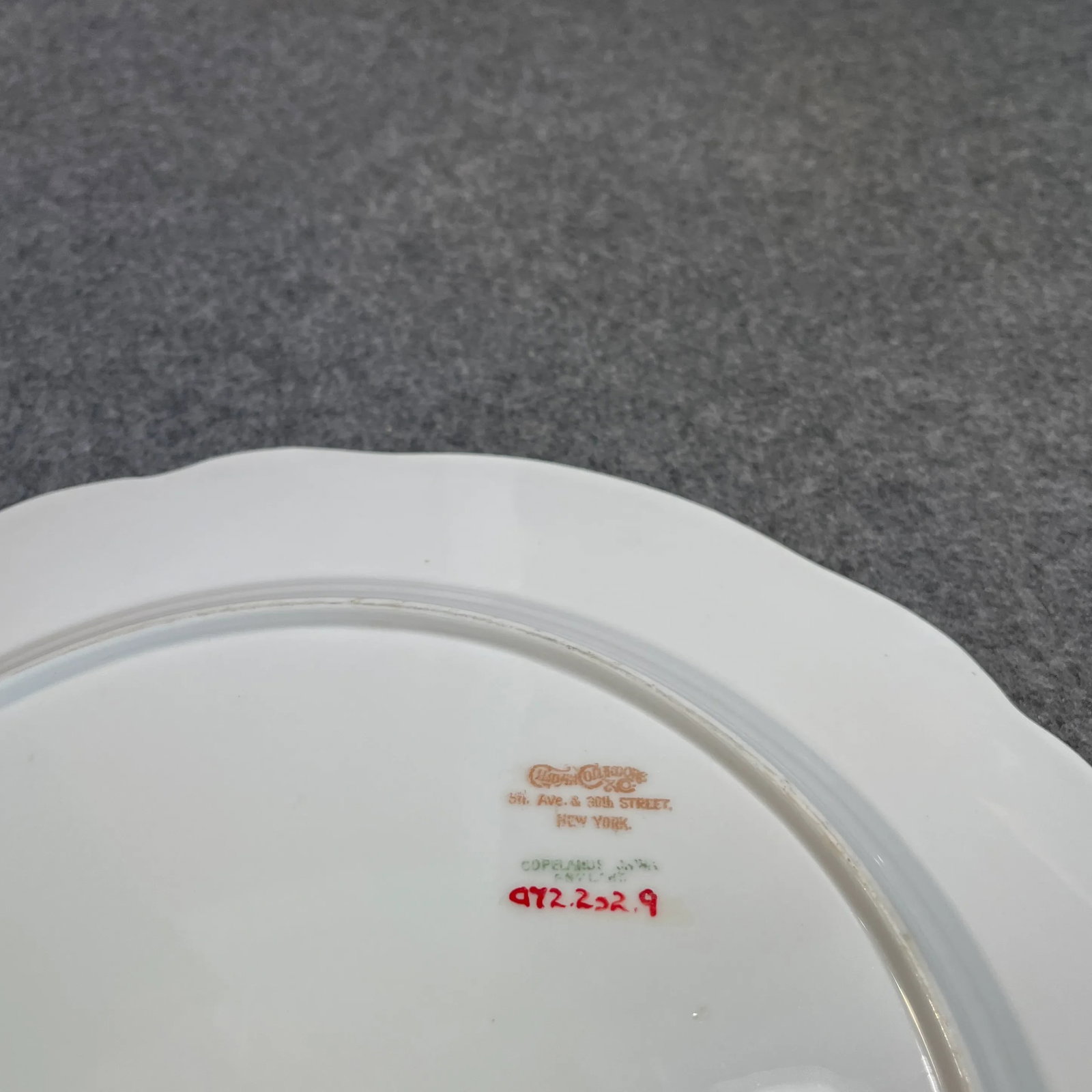 Early 20th Century Antique Mintons for Gilman Collamore & Co. Plates- Set of 2 - 6