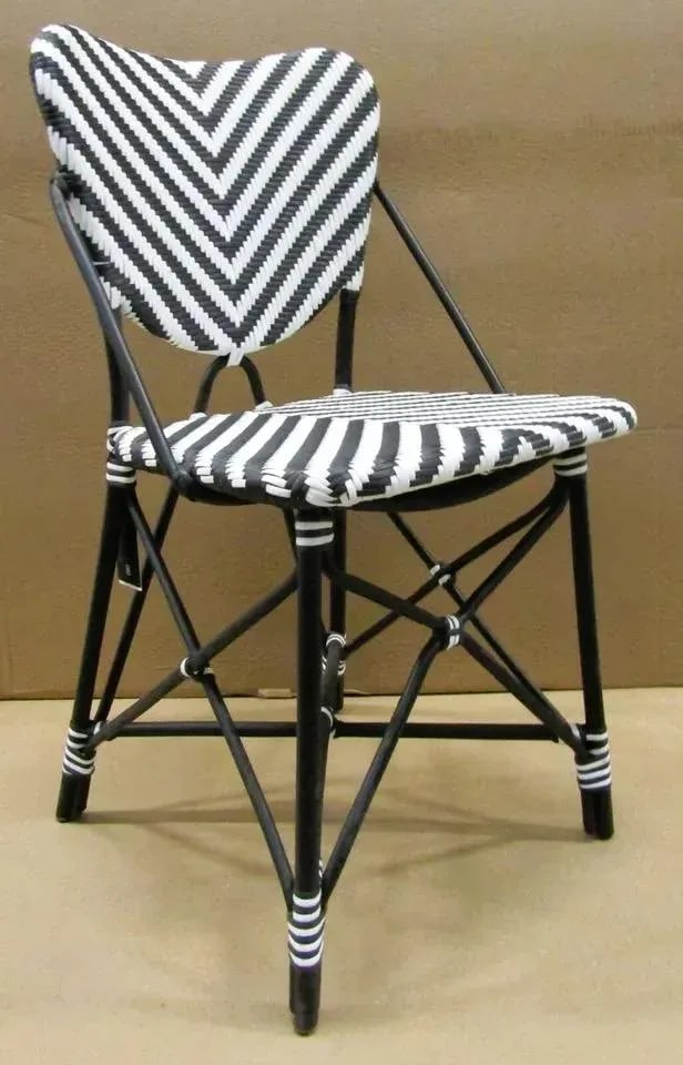 Eichholtz Colony Rattan Chevron Dining Side Chair - 3