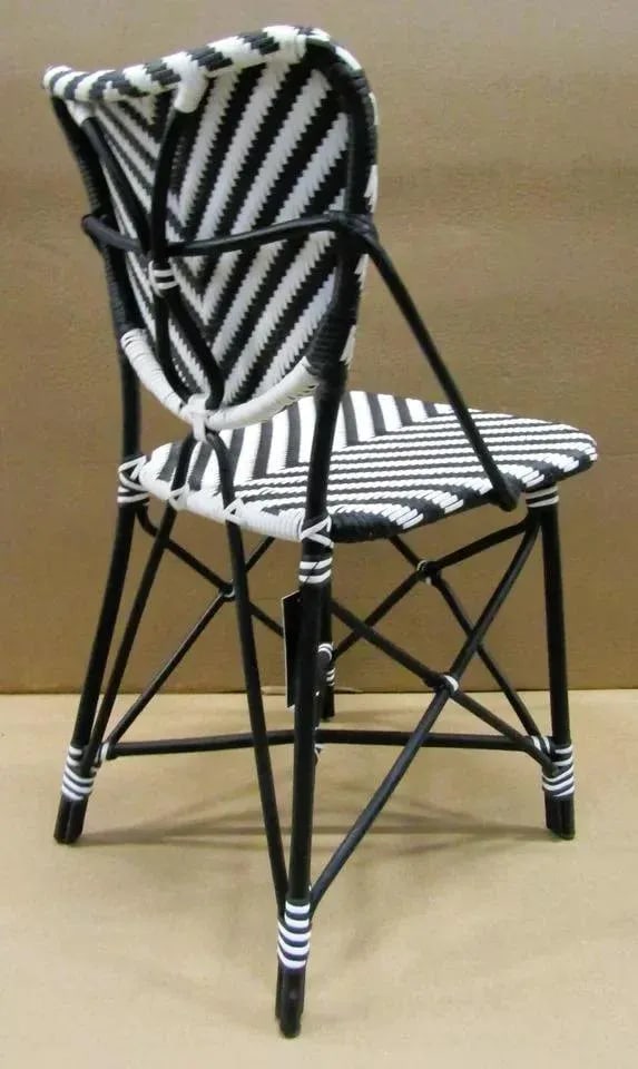 Eichholtz Colony Rattan Chevron Dining Side Chair - 4