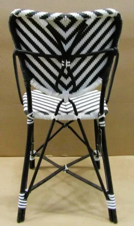Eichholtz Colony Rattan Chevron Dining Side Chair - 5