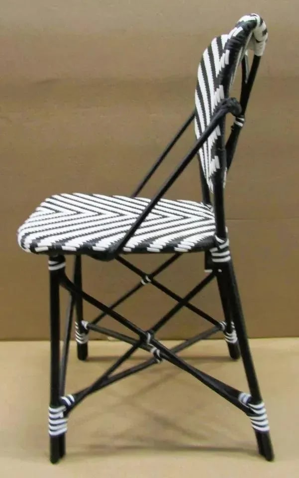 Eichholtz Colony Rattan Chevron Dining Side Chair - 7