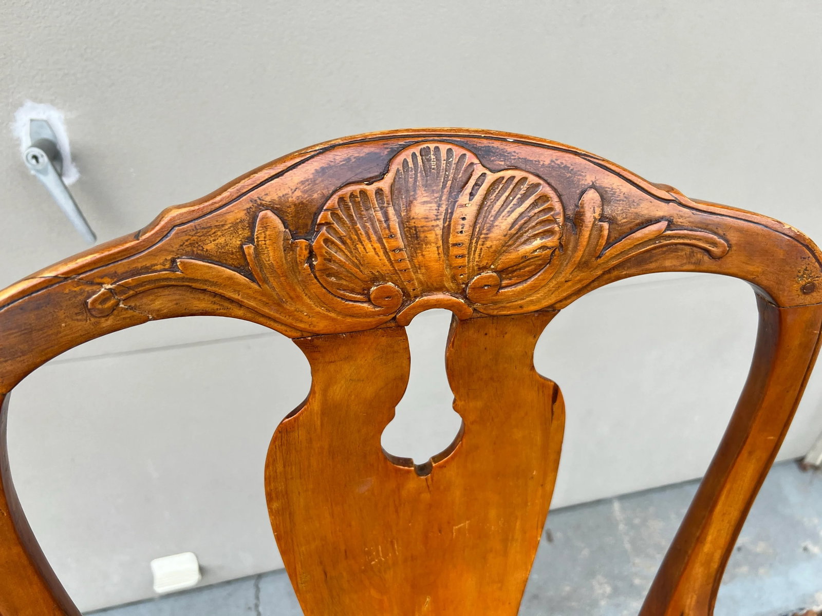 Antique Country French Provincial Carved Armchair, 18th Century - 7