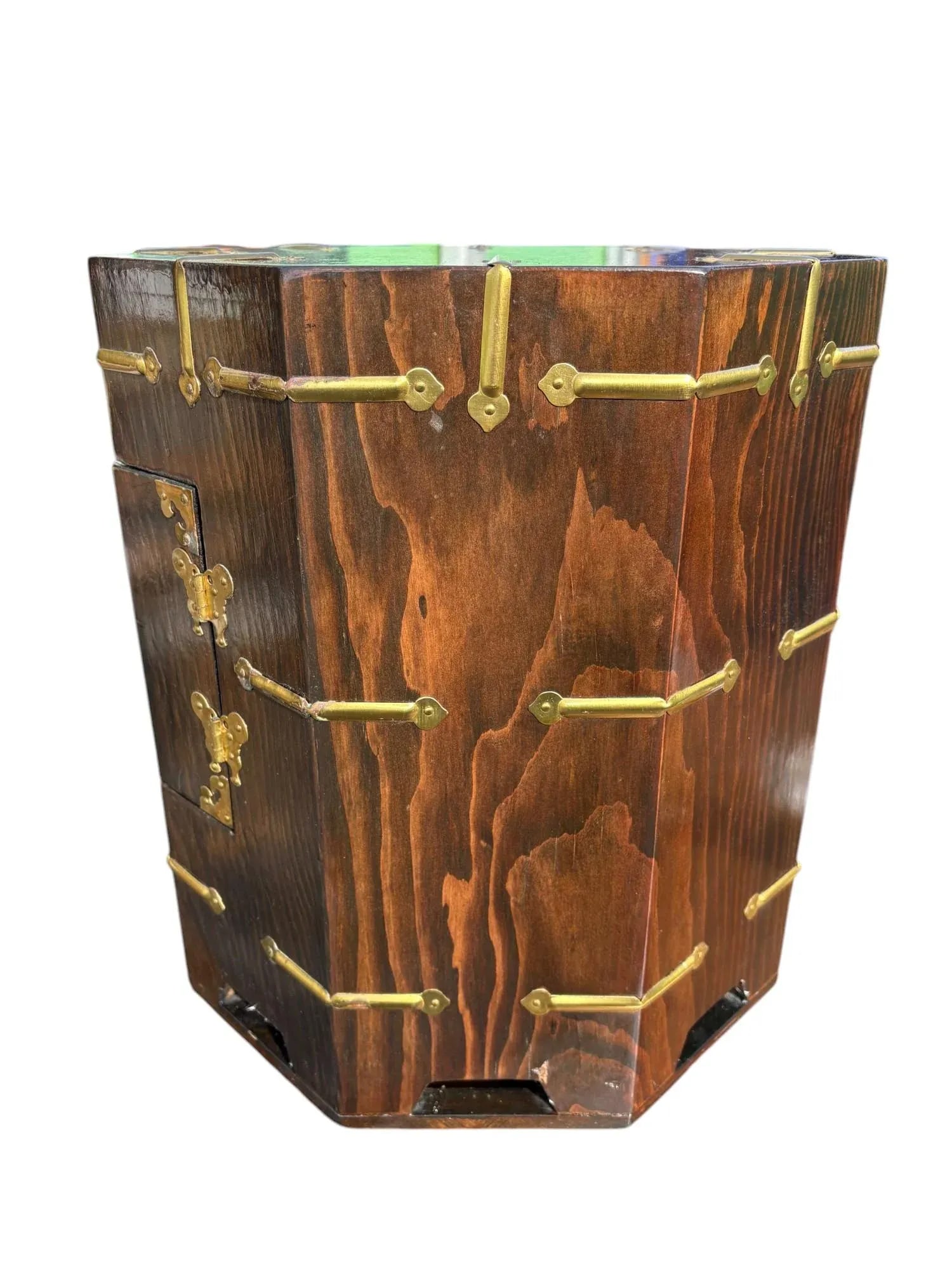 Asian Two Door Side Table - 4