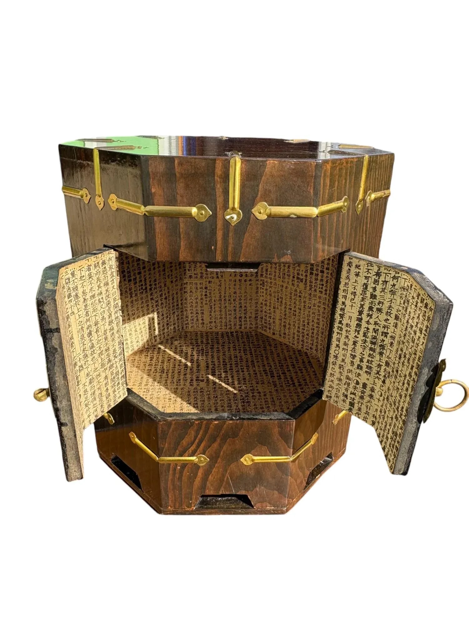 Asian Two Door Side Table - 7