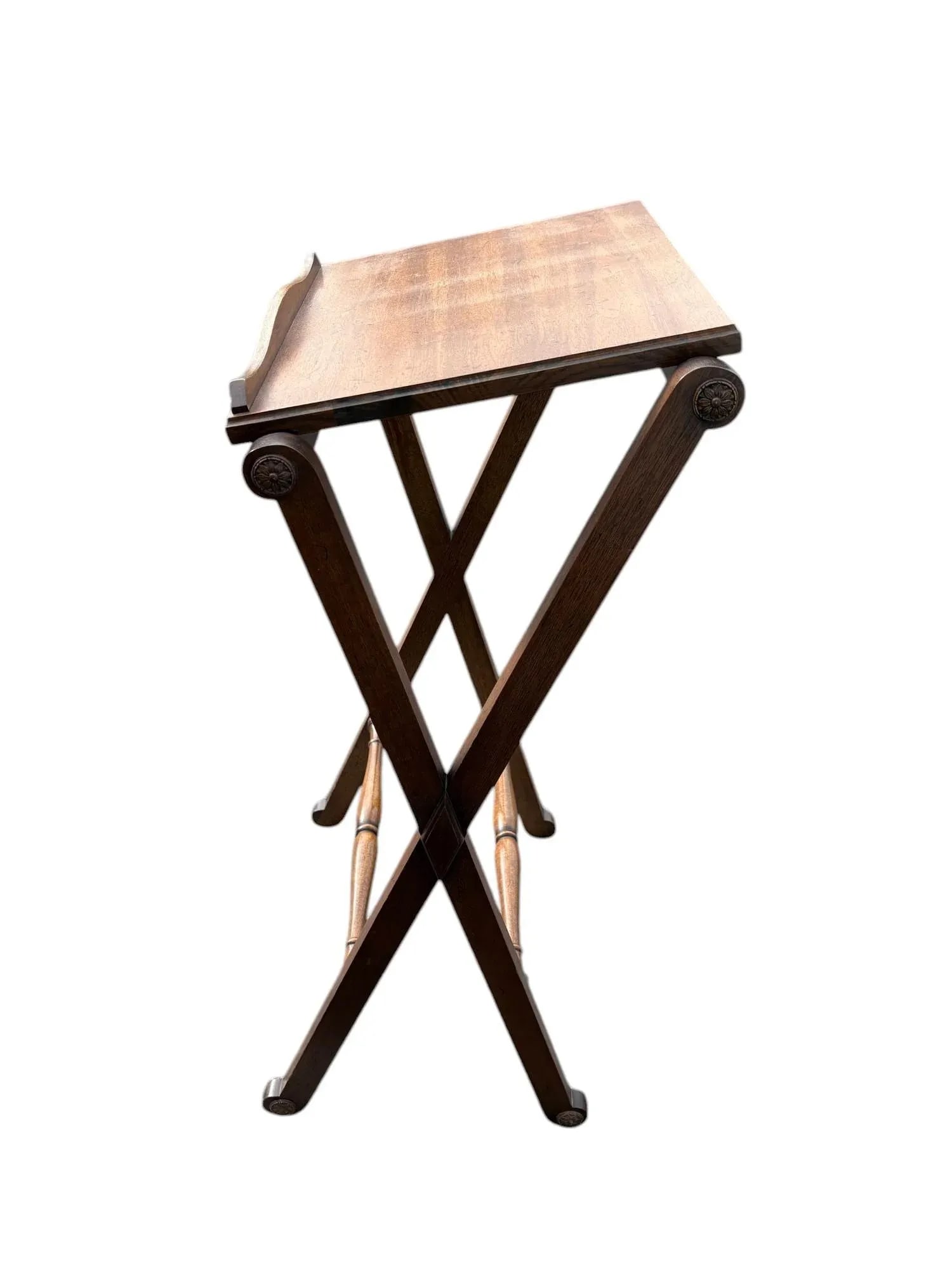 Drexel Attributed Walnut French Lectern Podium Book Stand - 3