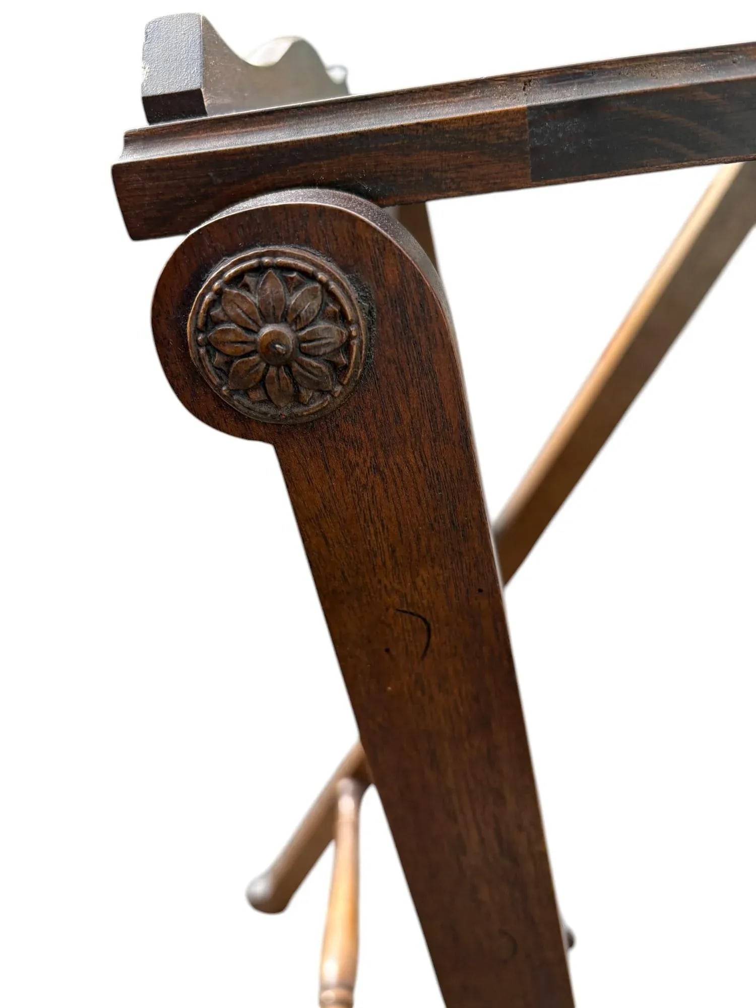 Drexel Attributed Walnut French Lectern Podium Book Stand - 6