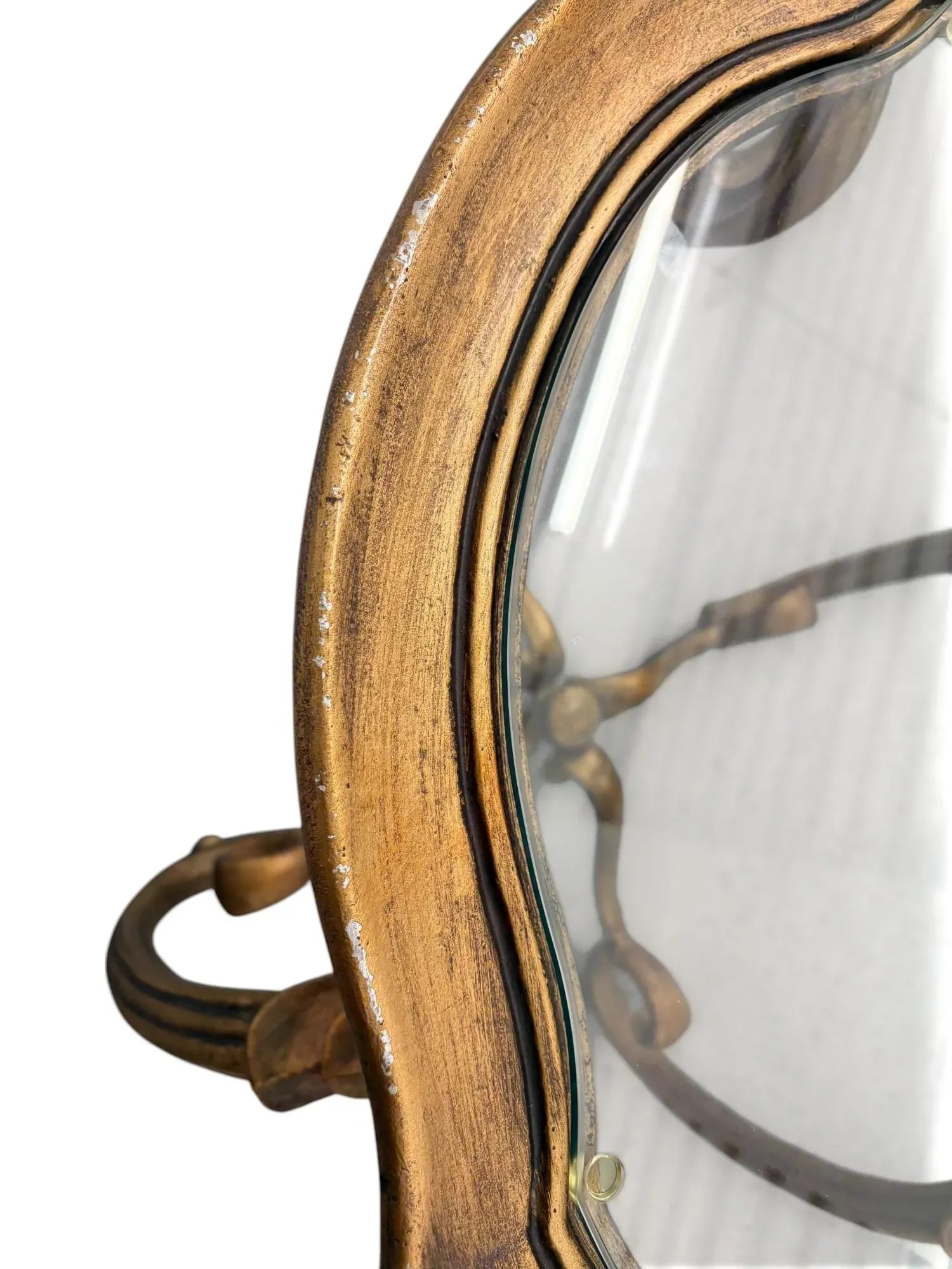 Lane Attributed Gold Rococo Style Round Side Table - 6