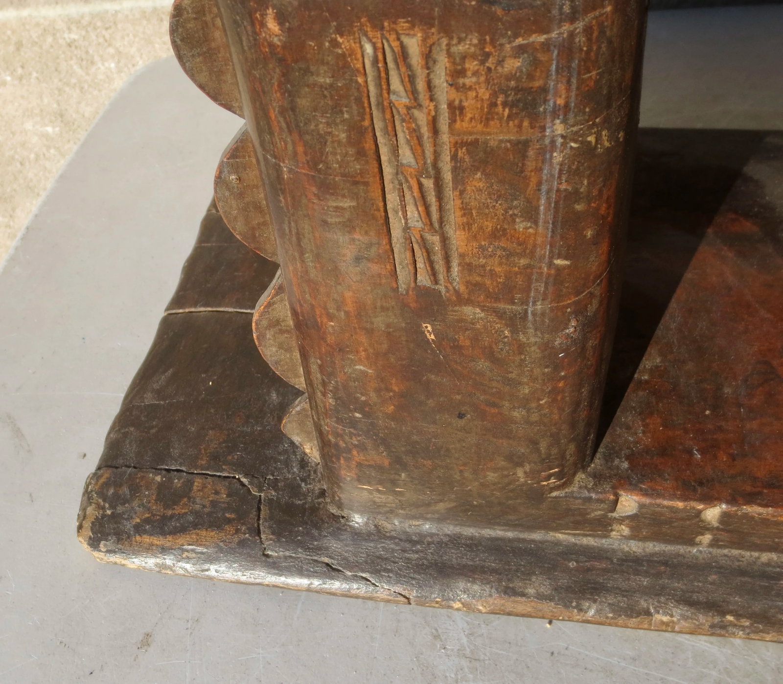 Antique Ashanti African Womens Stool - 6