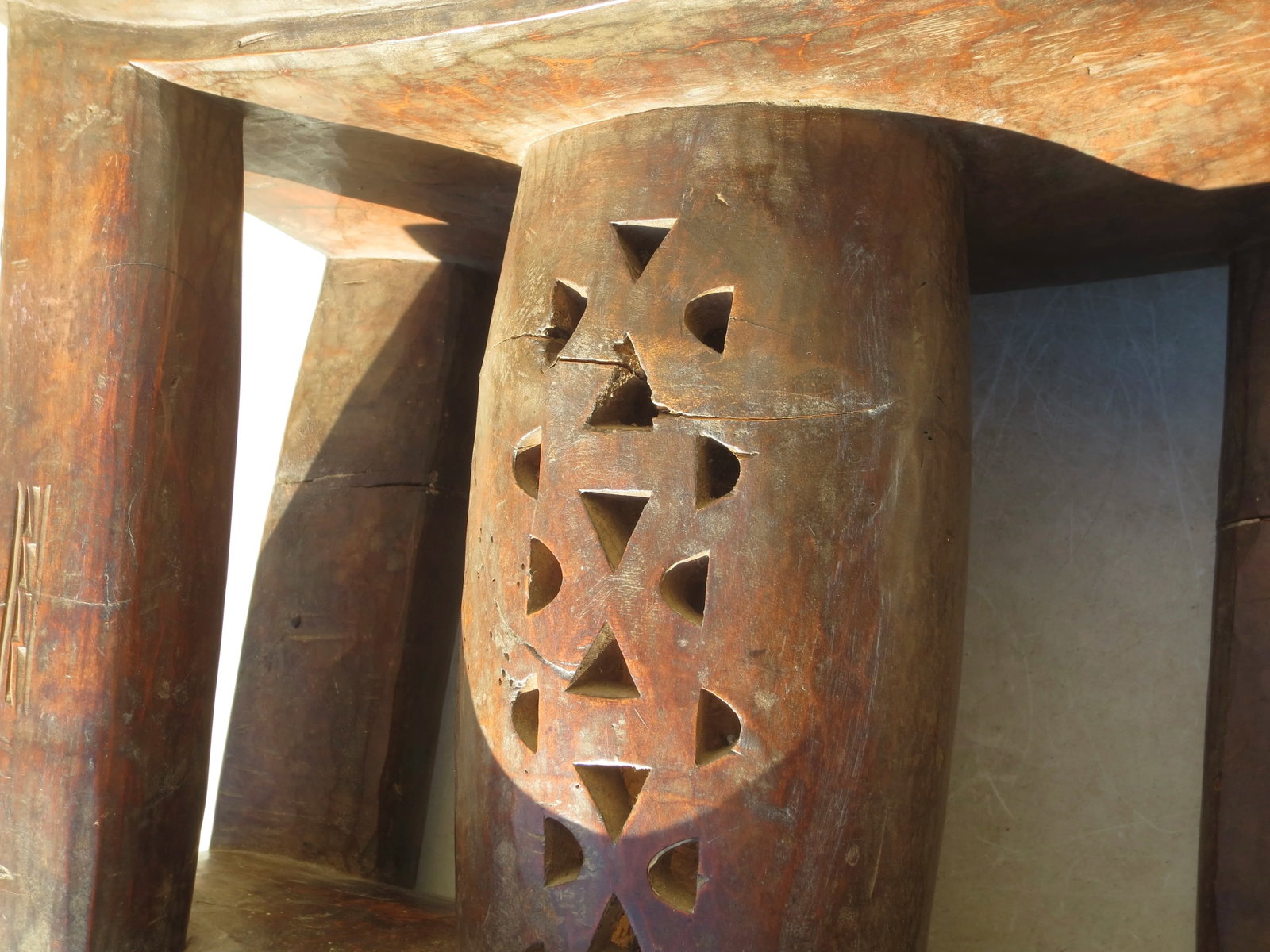 Antique Ashanti African Womens Stool - 8