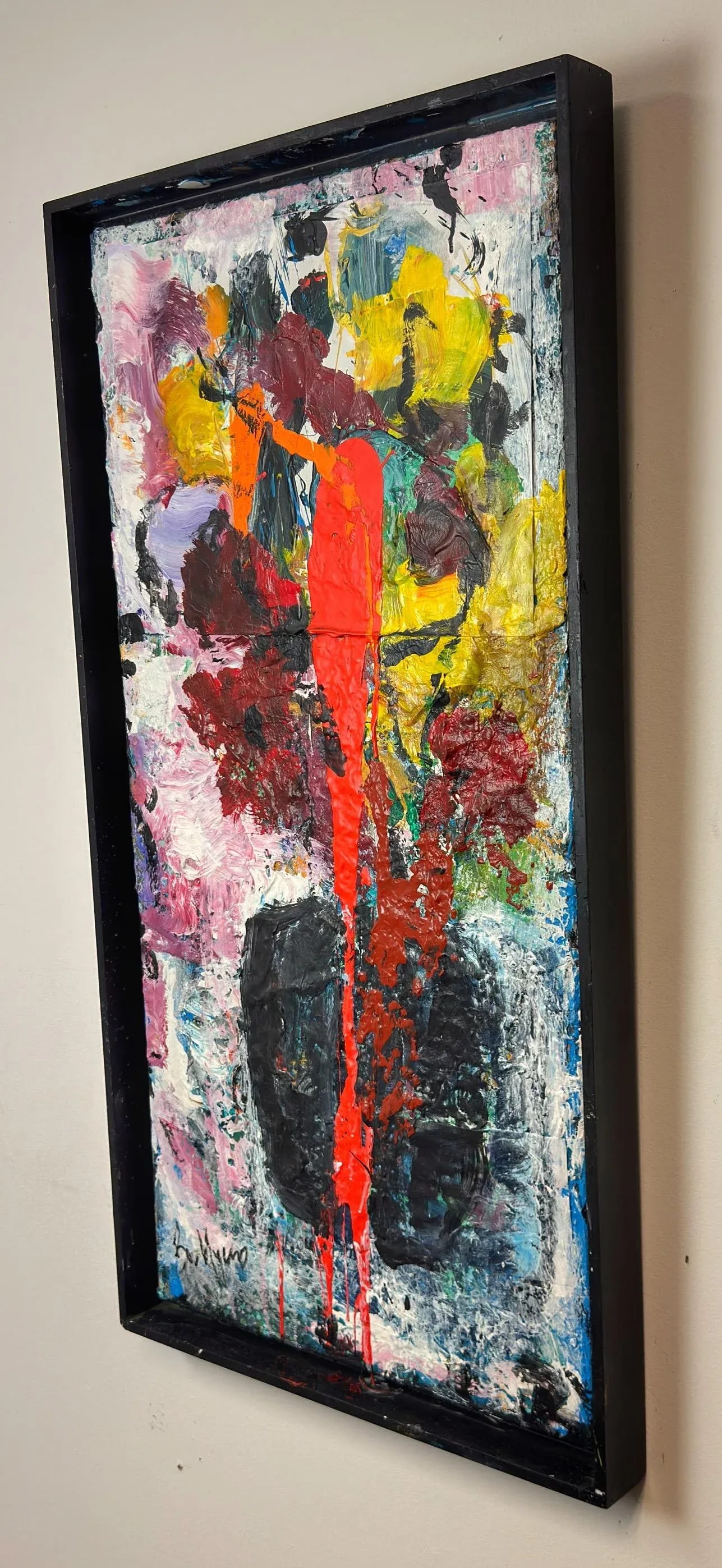 Floral Abstract 2 by Beverly Myers Modern Painter, School of Wolf Kahn - 3