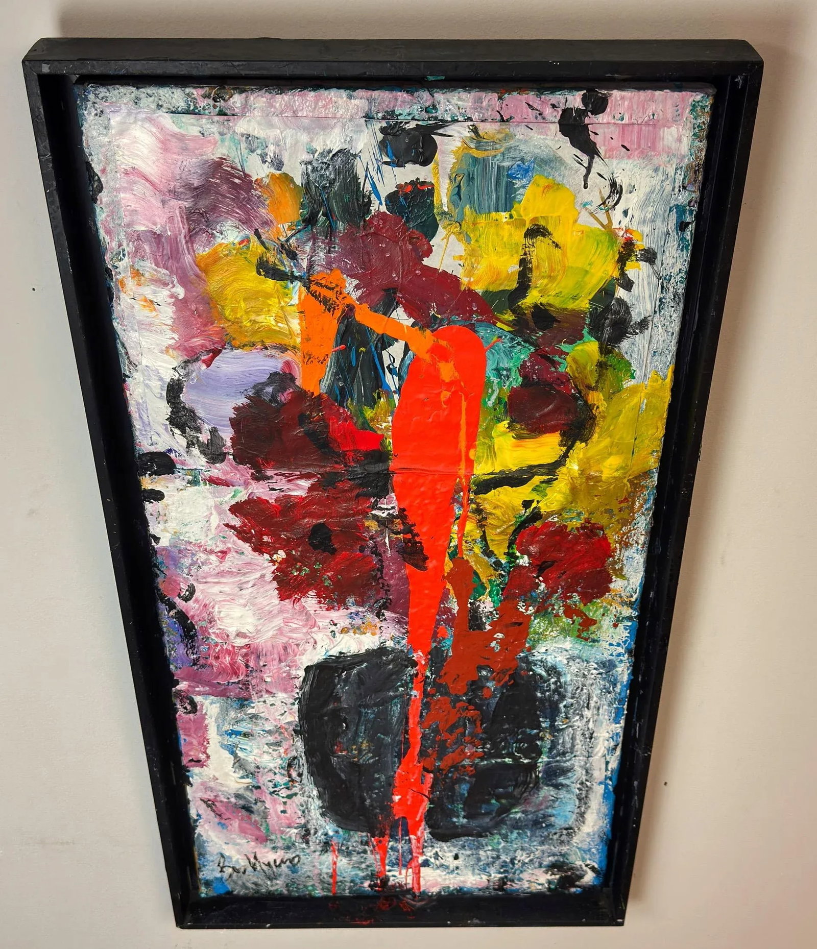 Floral Abstract 2 by Beverly Myers Modern Painter, School of Wolf Kahn - 4