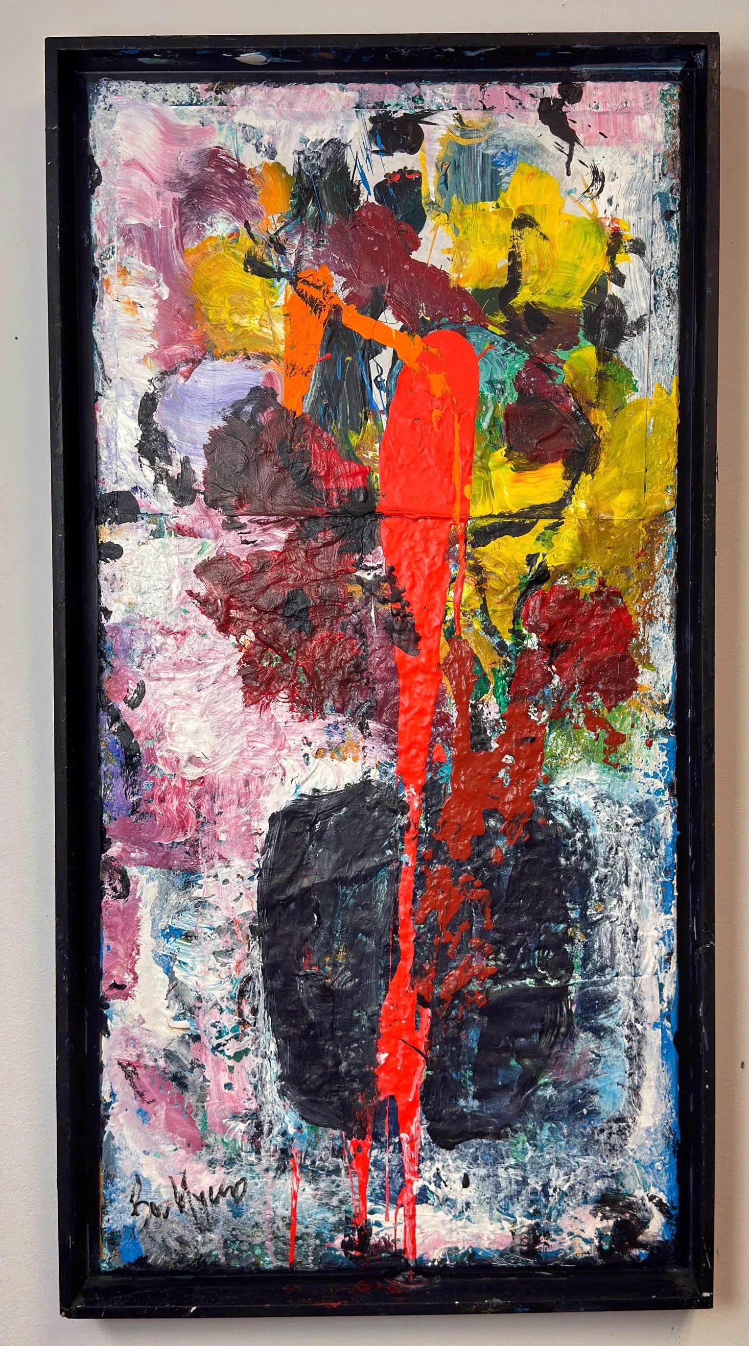 Floral Abstract 2 by Beverly Myers Modern Painter, School of Wolf Kahn - 5