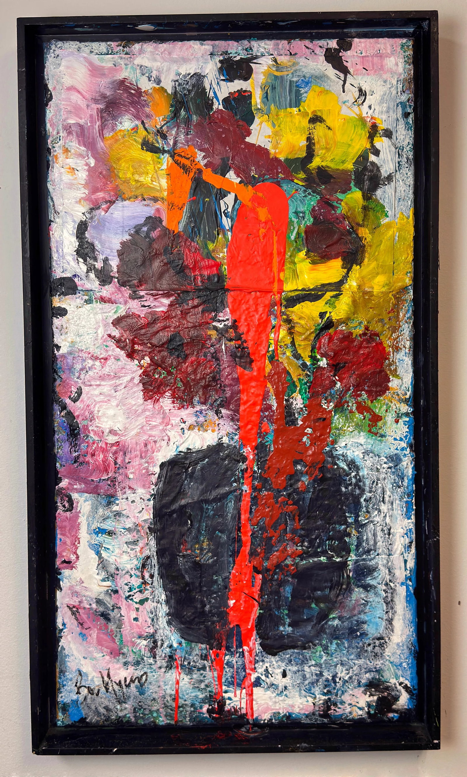 Floral Abstract 2 by Beverly Myers Modern Painter, School of Wolf Kahn - 6
