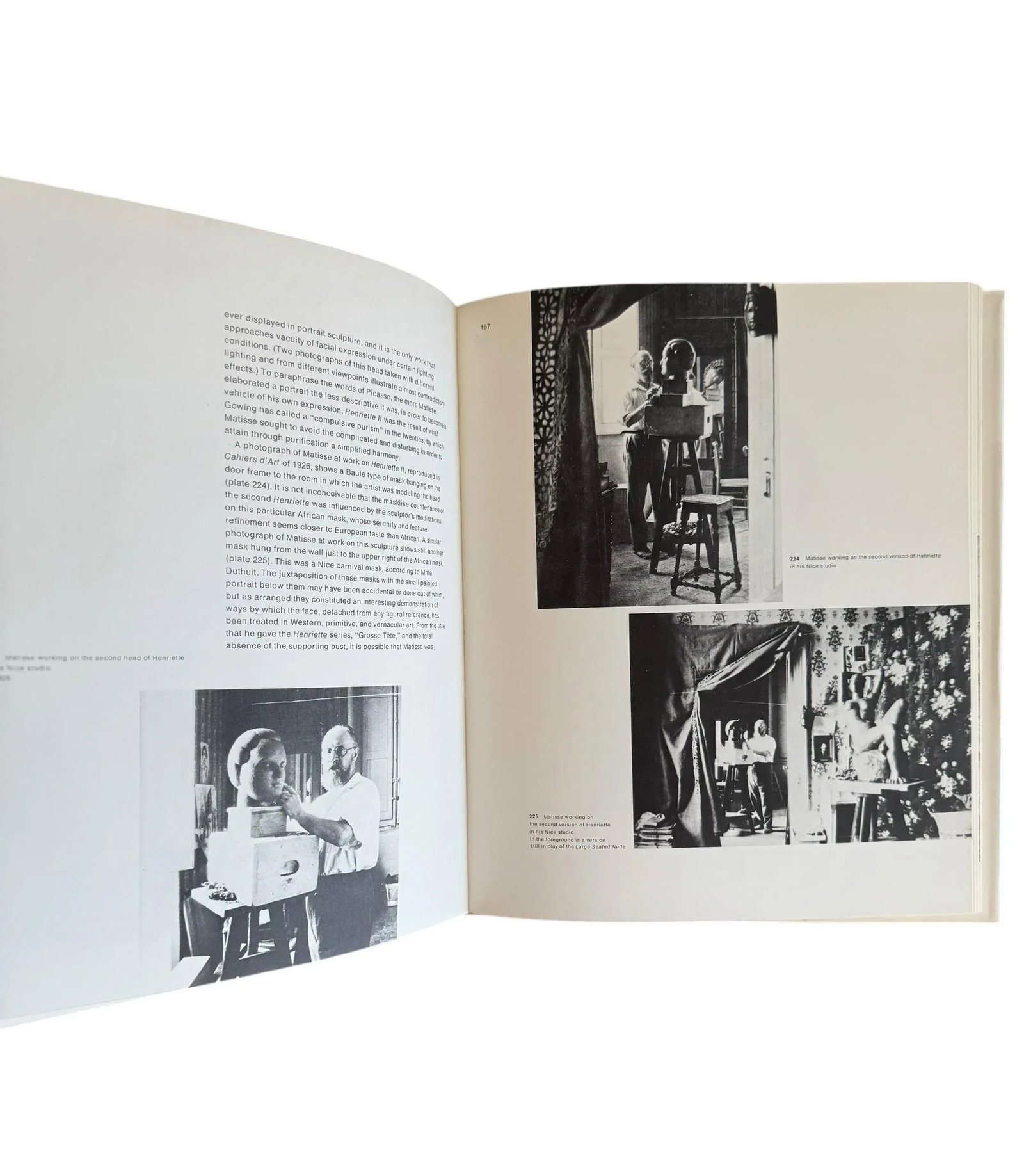 1971 Hardcover Coffee Table Art Book the Sculpture of Henri Matisse - 10