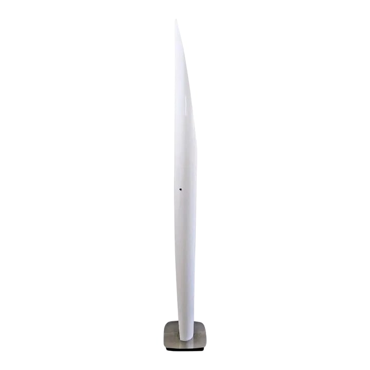 White Shakti Floor Lamp Designed by Marzio Rusconi Clerici Kundalini: White Shakti Floor Lamp Designed by Marzio Rusconi Clerici Kundalini 82" tall Shakti floor lamps were designed by Marzio Rusconi Clerici. Make a striking, sculptural addition to floors with this