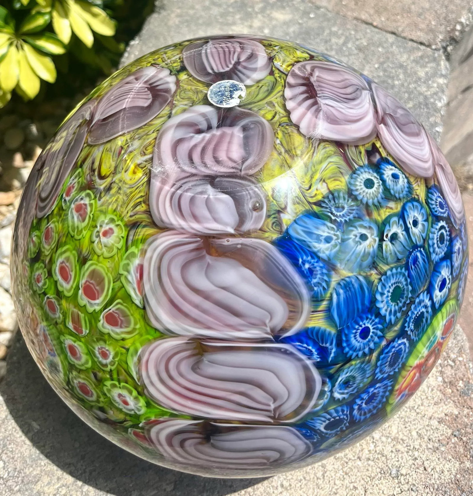 Late 20th Century Murano Millefiori Art Glass Vase - 6