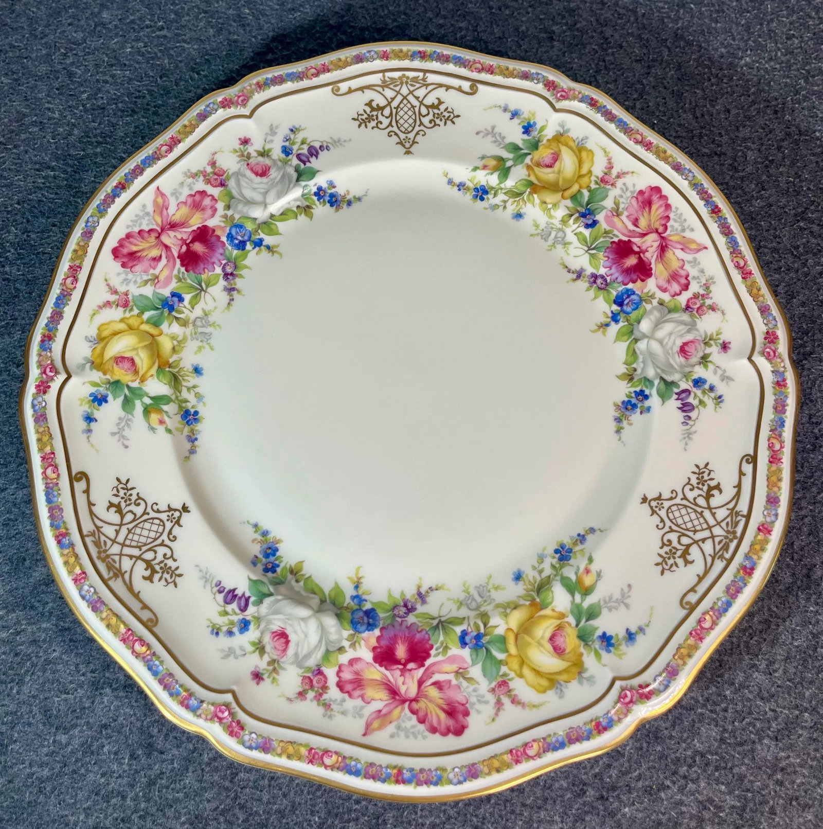 Mid 20th Century Rosenthal Bavaria Evelyn Demitasse Cup & Plate Set- 8 Pieces - 6