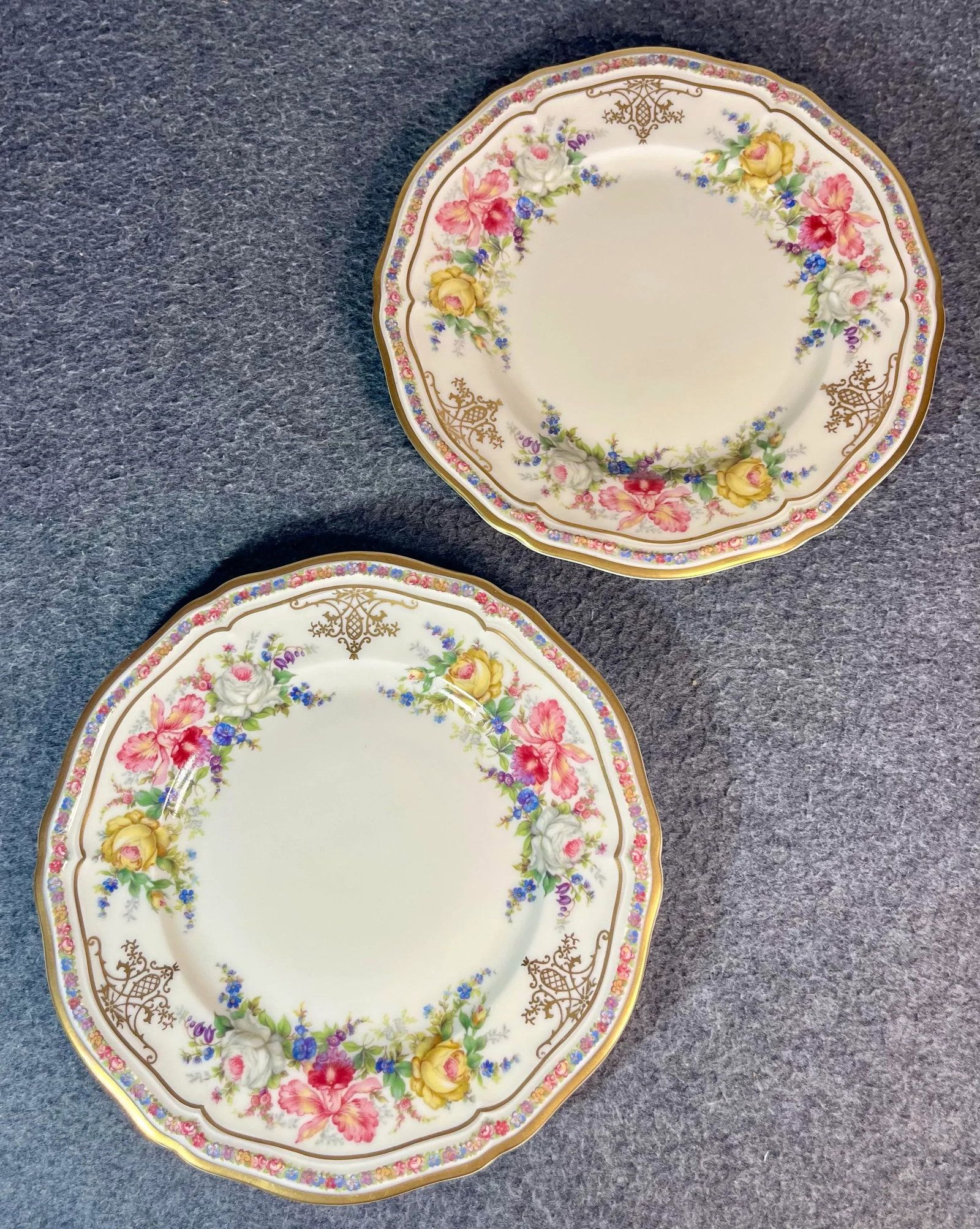 Mid 20th Century Rosenthal Bavaria Evelyn Demitasse Cup & Plate Set- 8 Pieces - 9