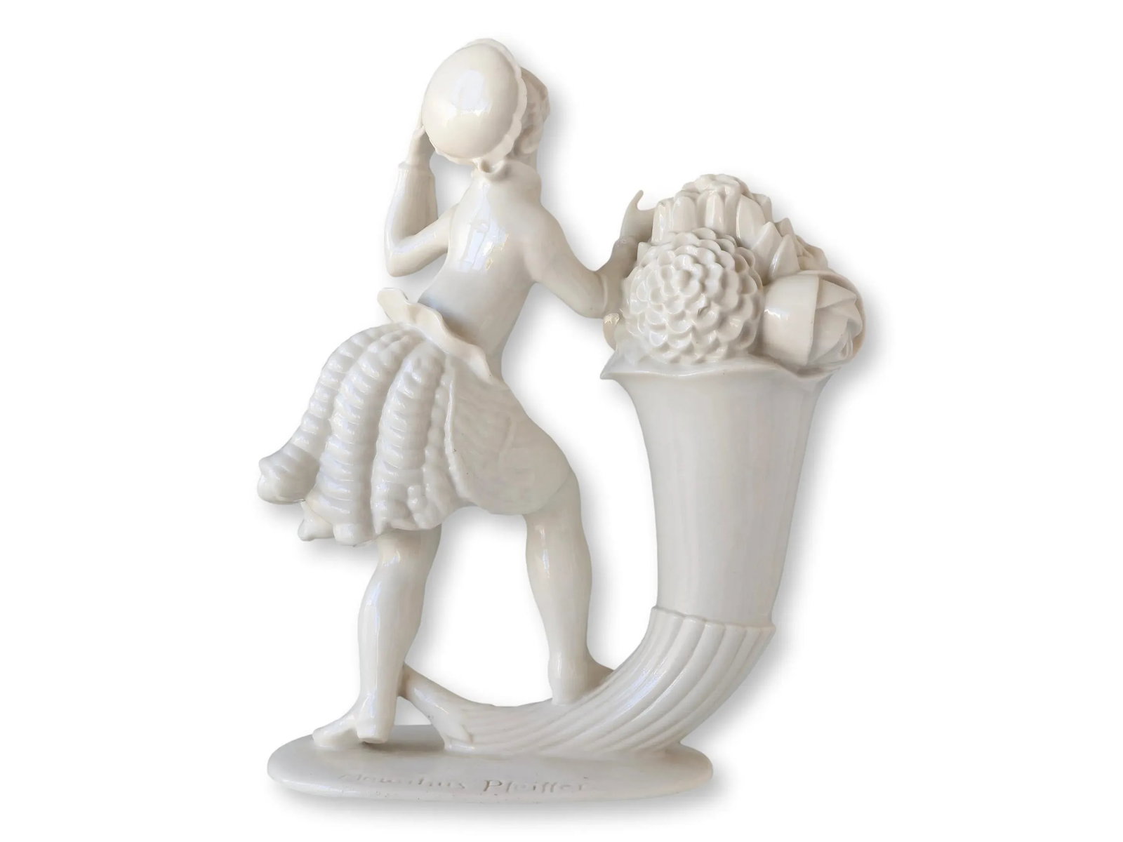 Schwarzburg Pfeiffer Porcelain Figurine - 4