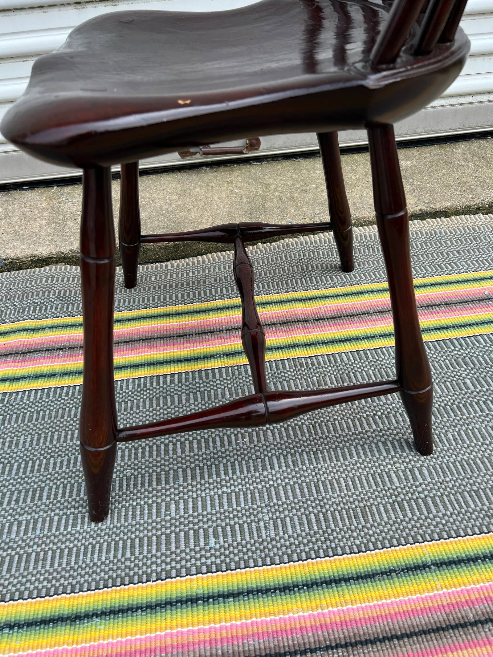 Antique Philadelphia Bow Back Windsor Side Chair, Circa 1790's - 10
