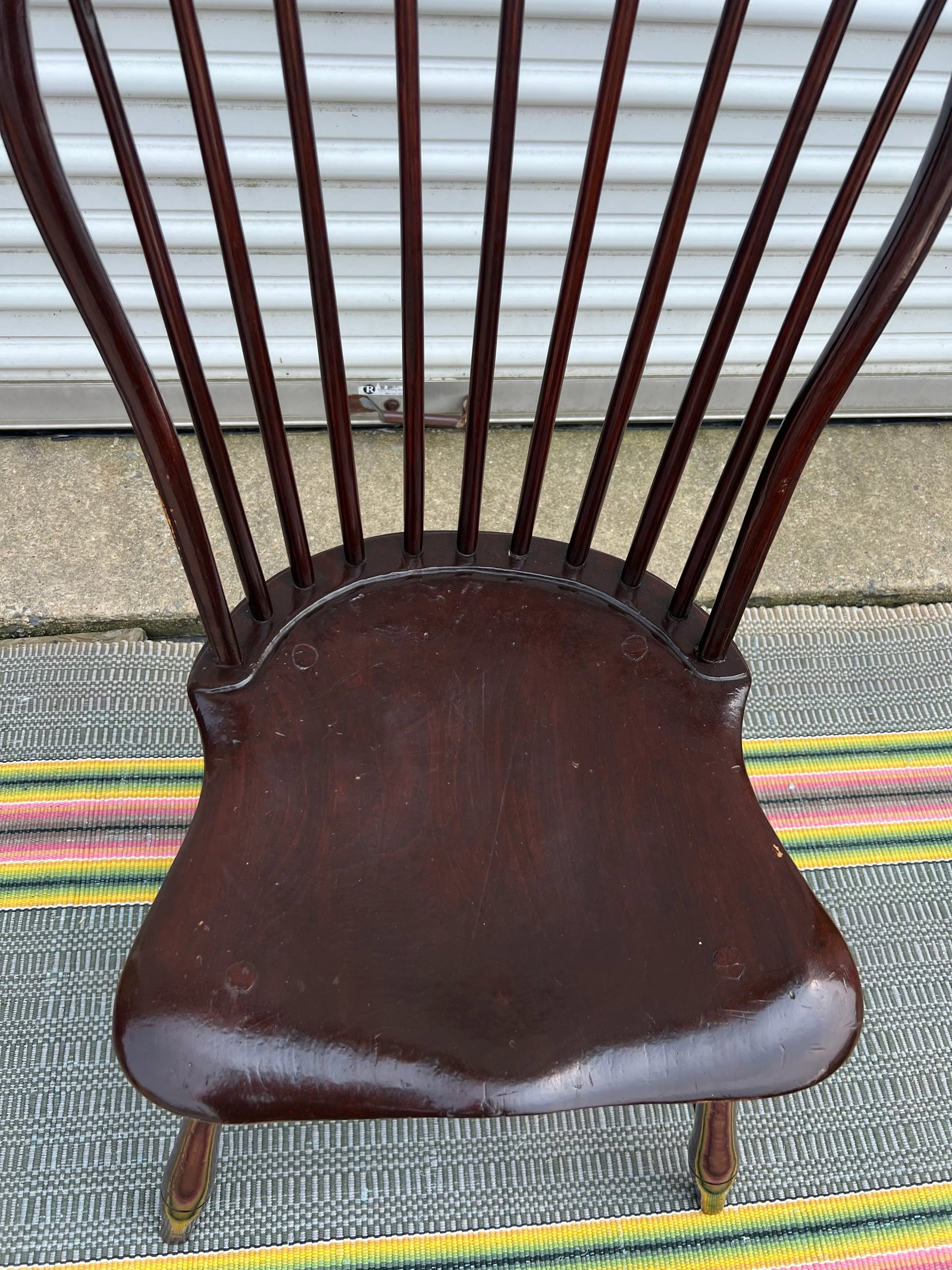 Antique Philadelphia Bow Back Windsor Side Chair, Circa 1790's - 4