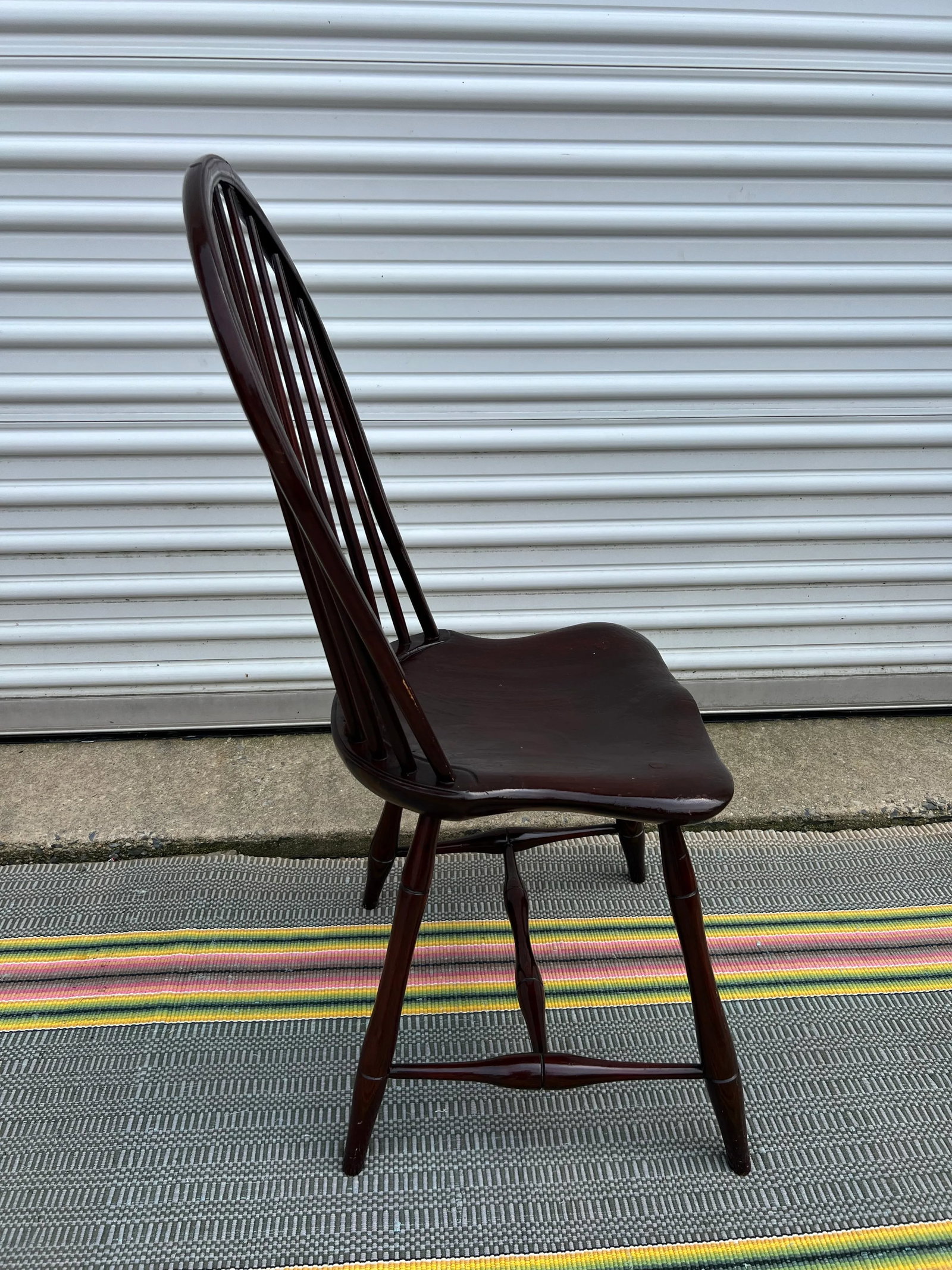 Antique Philadelphia Bow Back Windsor Side Chair, Circa 1790's - 6