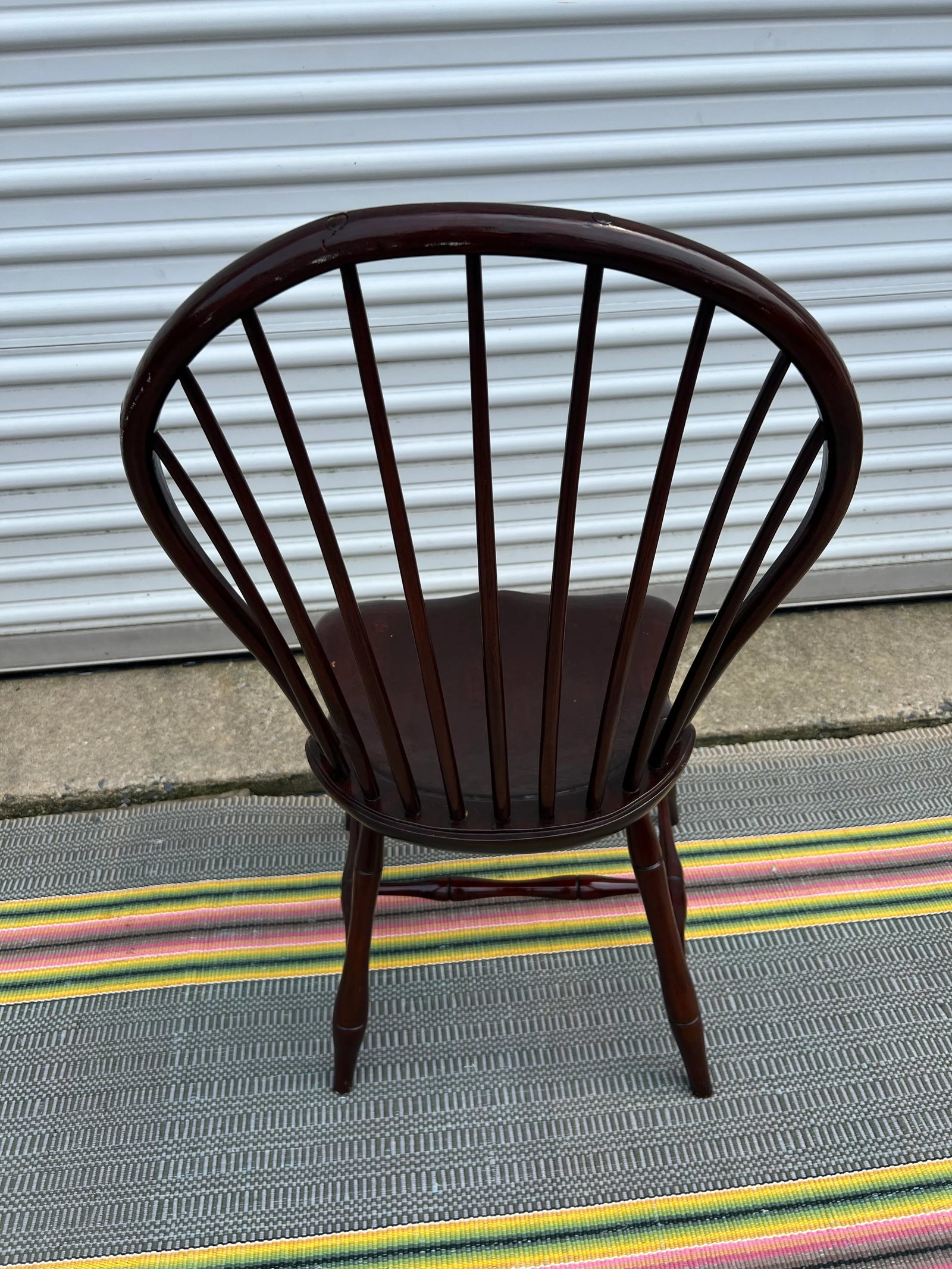 Antique Philadelphia Bow Back Windsor Side Chair, Circa 1790's - 7