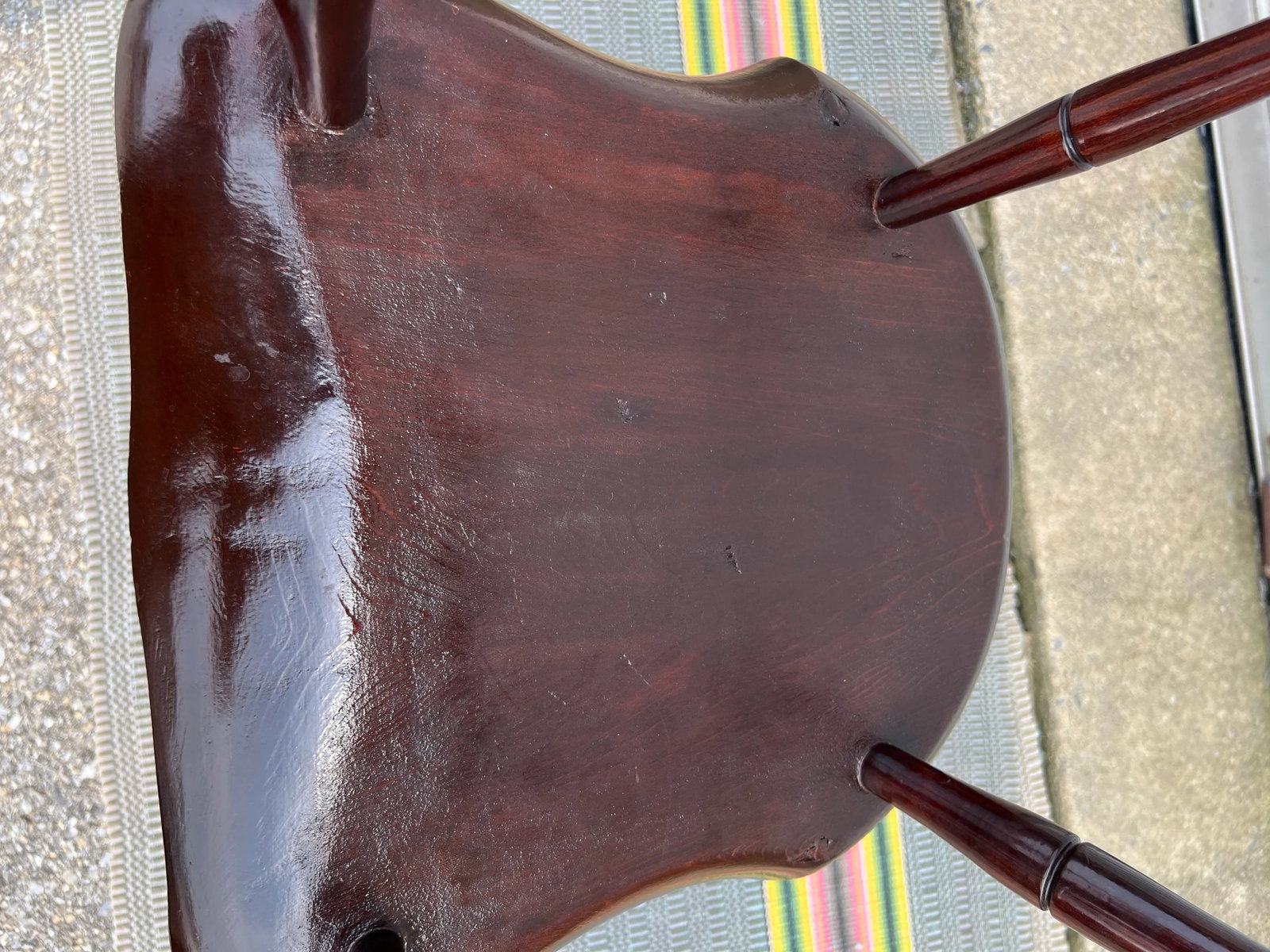 Antique Philadelphia Bow Back Windsor Side Chair, Circa 1790's - 9